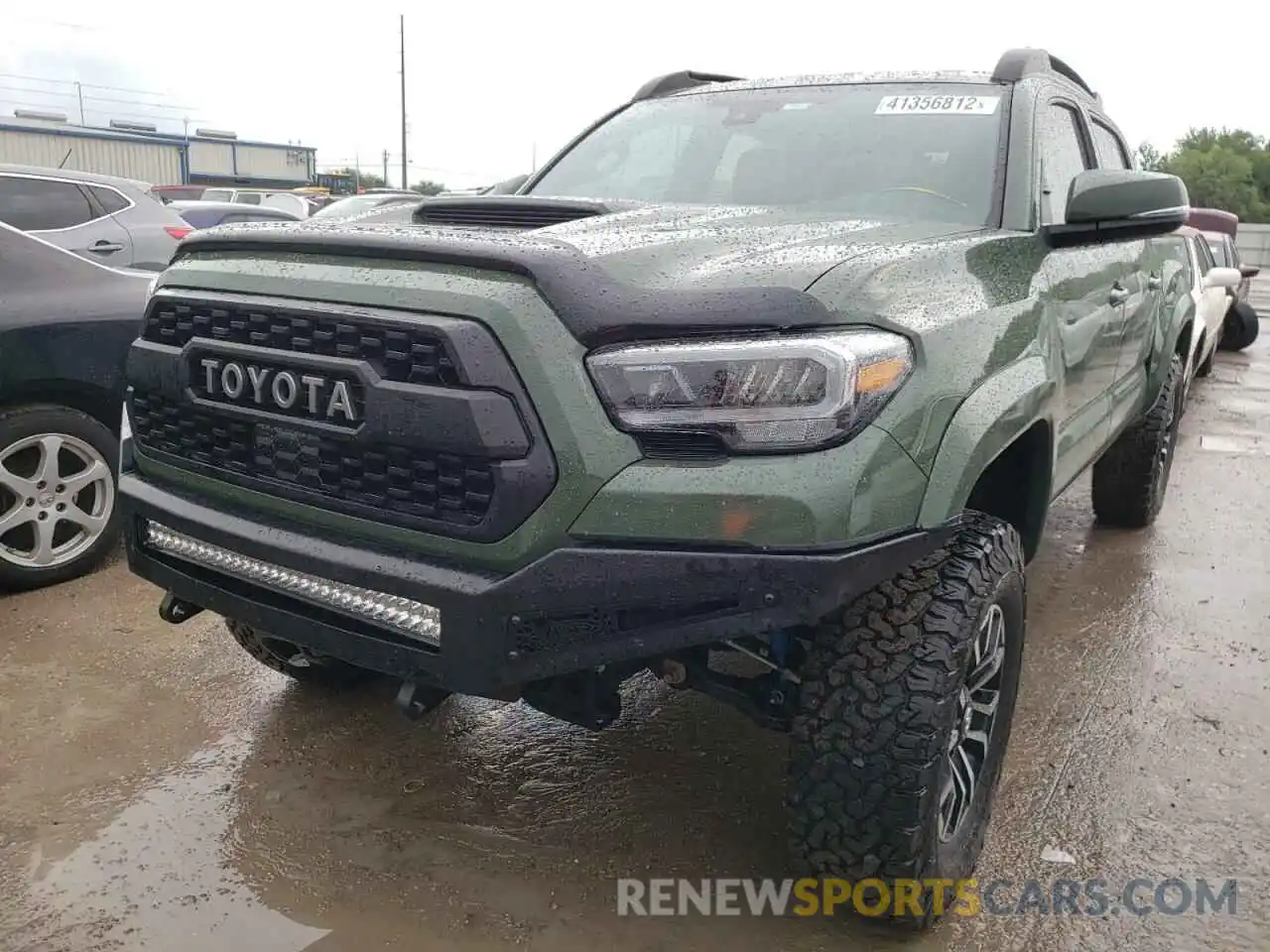 9 Photograph of a damaged car 5TFCZ5AN3MX256043 TOYOTA TACOMA 2021