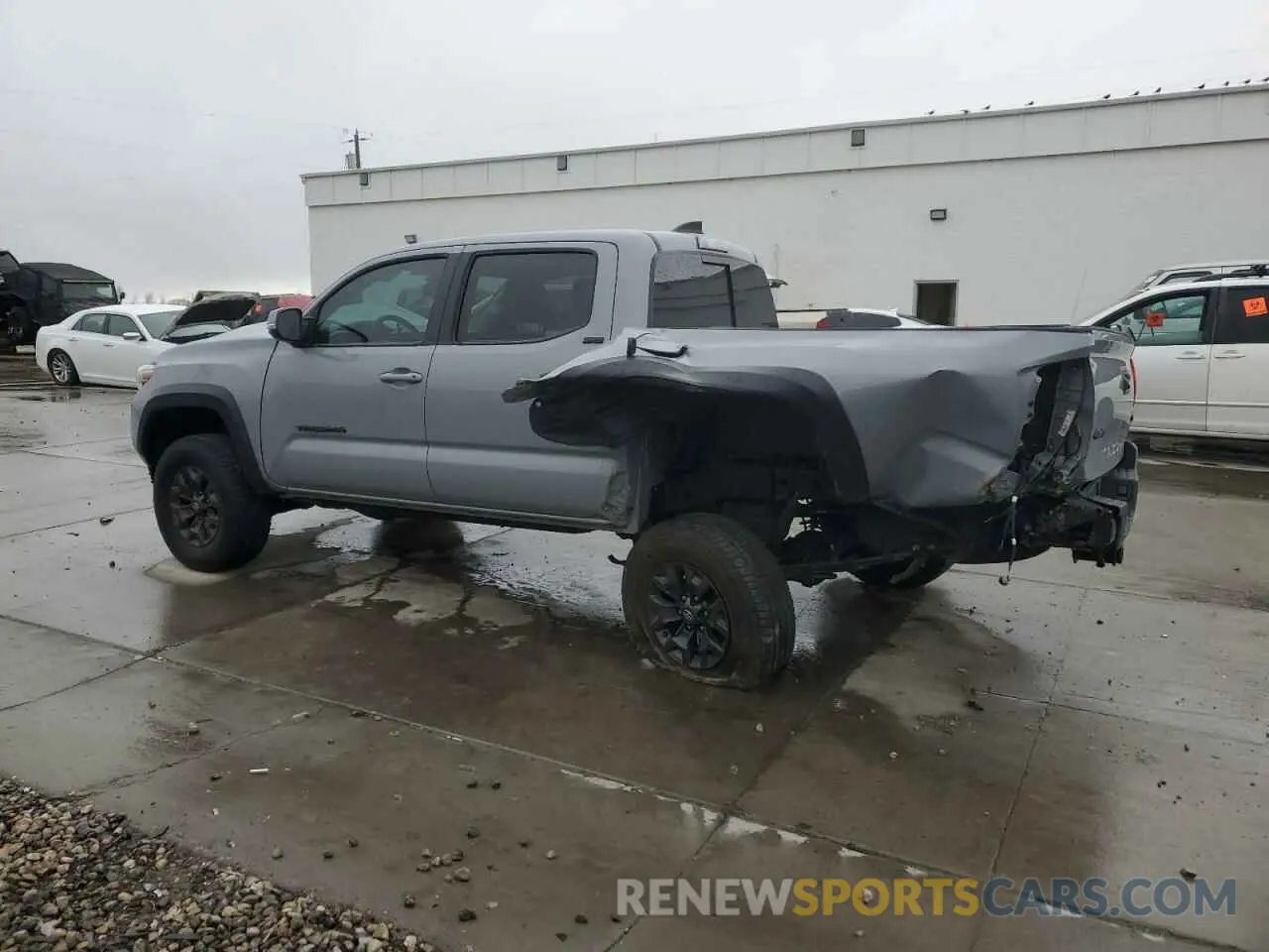 2 Photograph of a damaged car 5TFCZ5AN3MX272842 TOYOTA TACOMA 2021