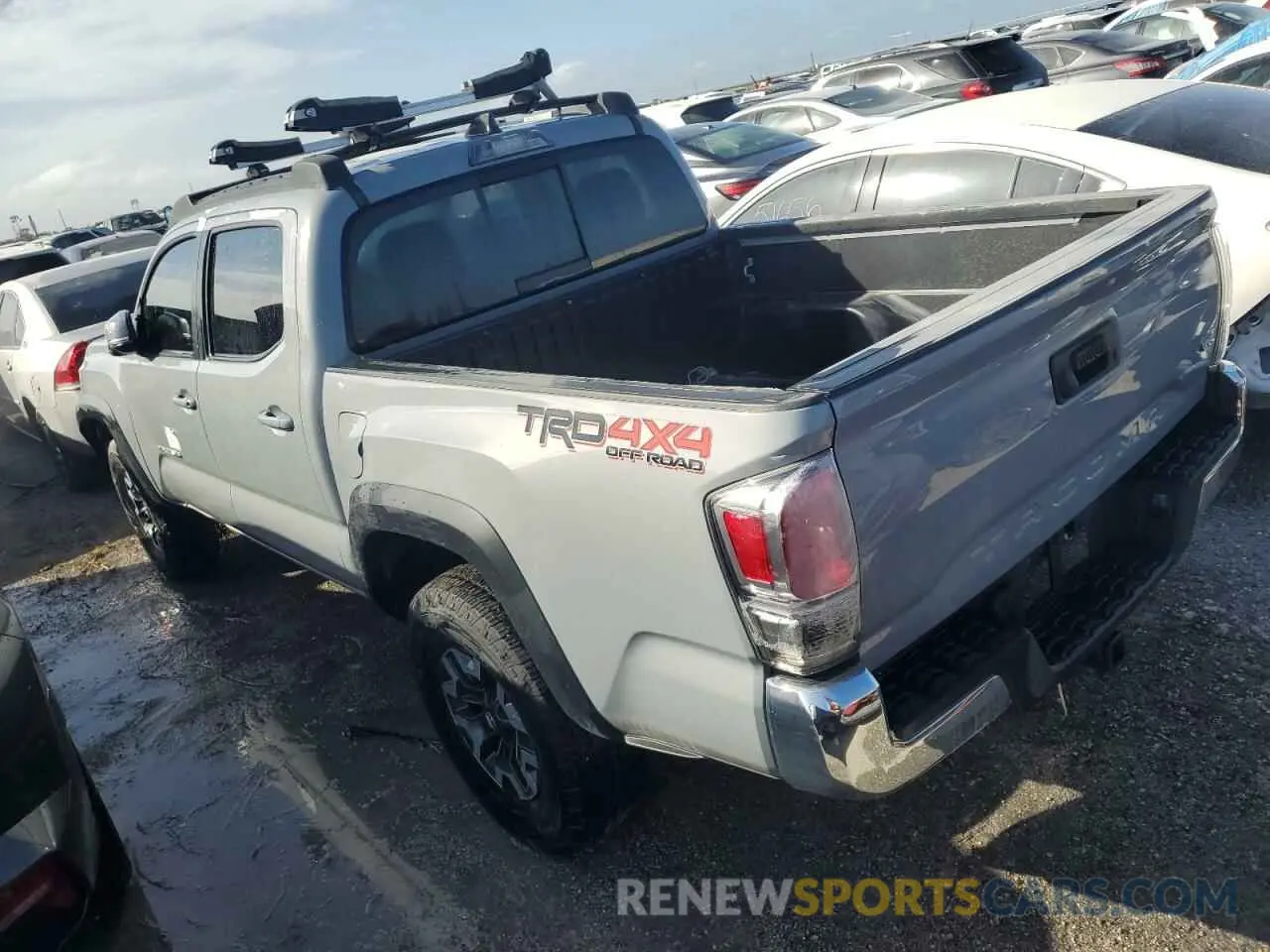 2 Photograph of a damaged car 5TFCZ5AN4MX277869 TOYOTA TACOMA 2021