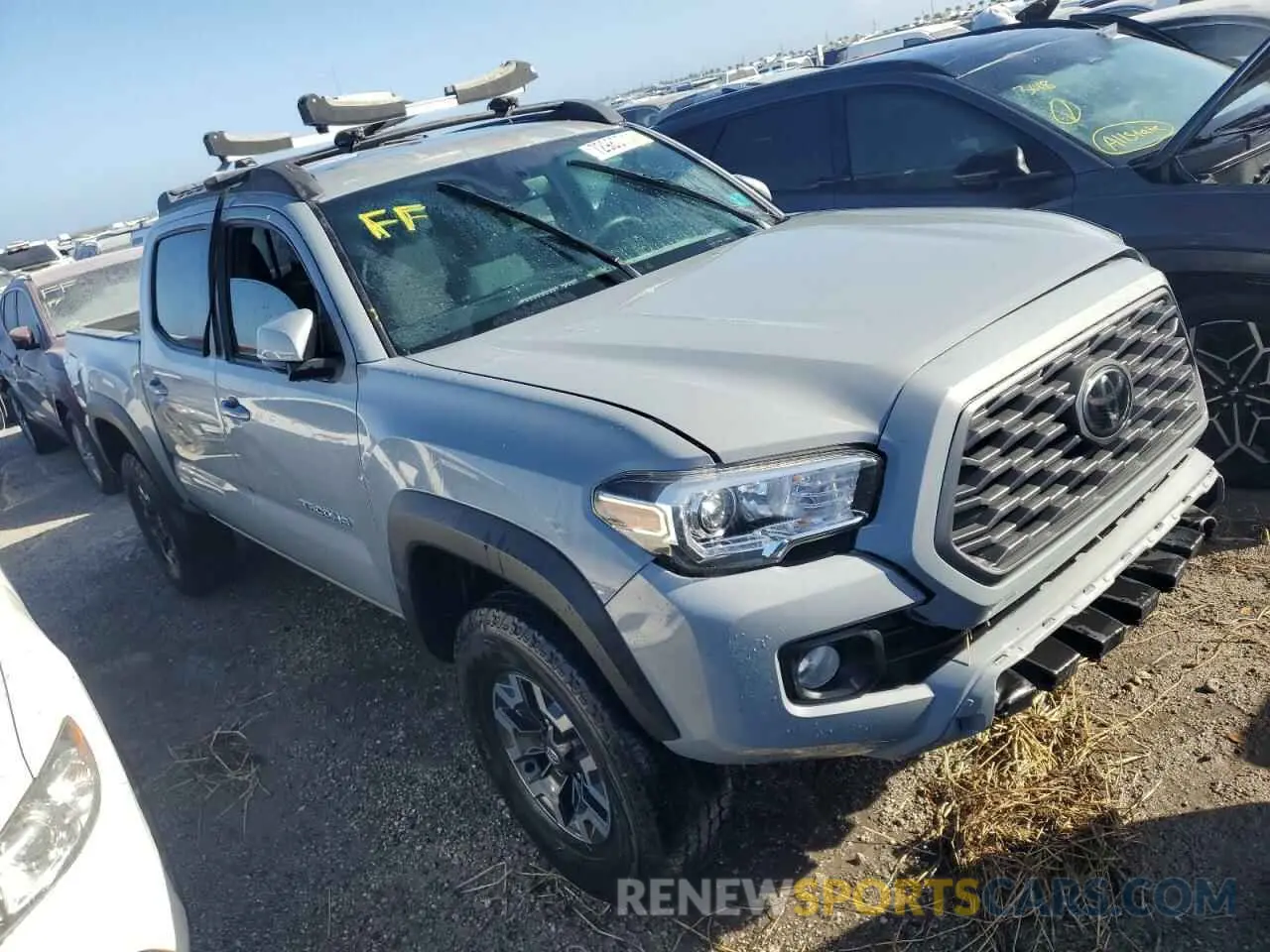 4 Photograph of a damaged car 5TFCZ5AN4MX277869 TOYOTA TACOMA 2021