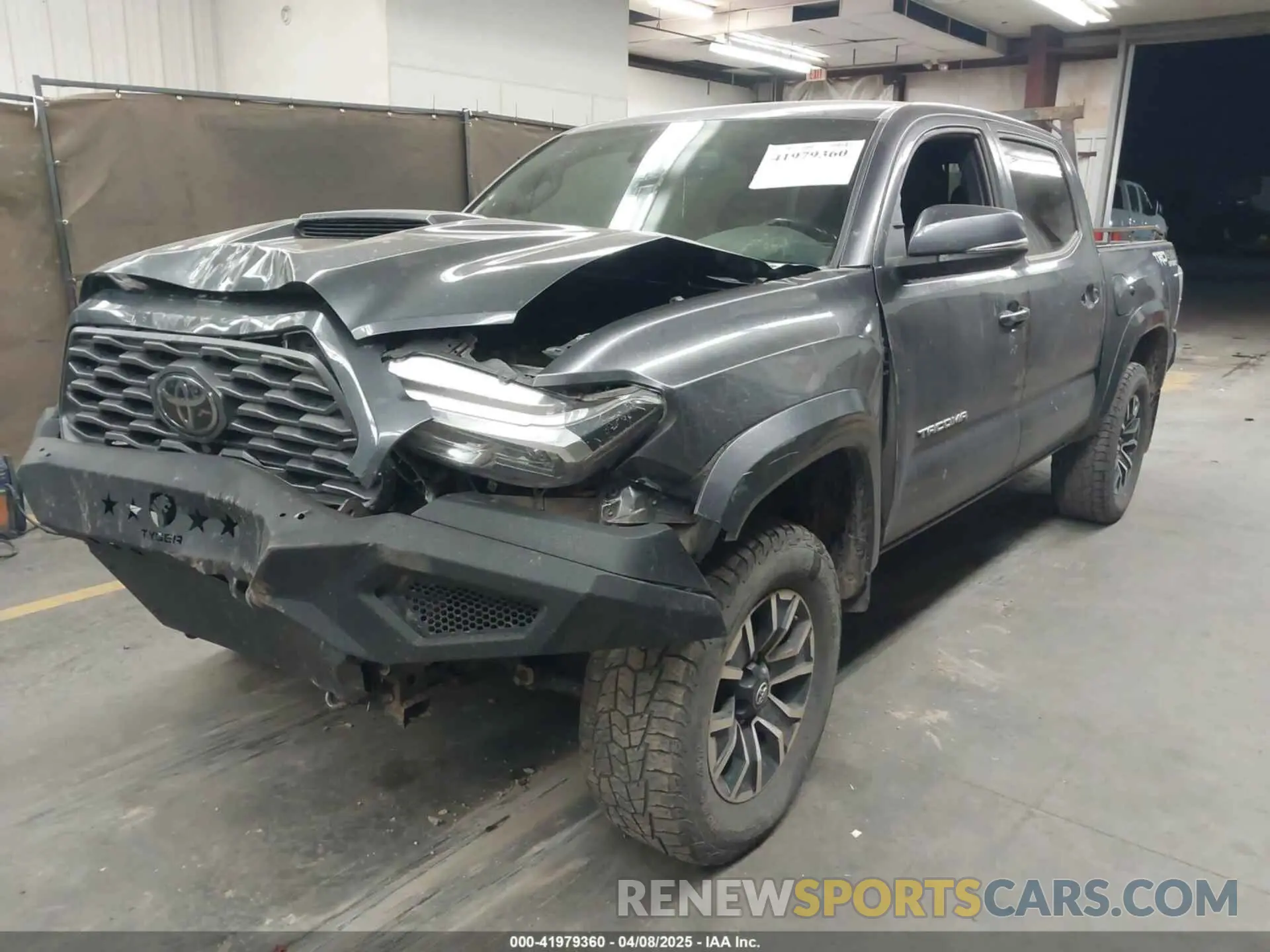 2 Photograph of a damaged car 5TFCZ5AN5MX250437 TOYOTA TACOMA 2021
