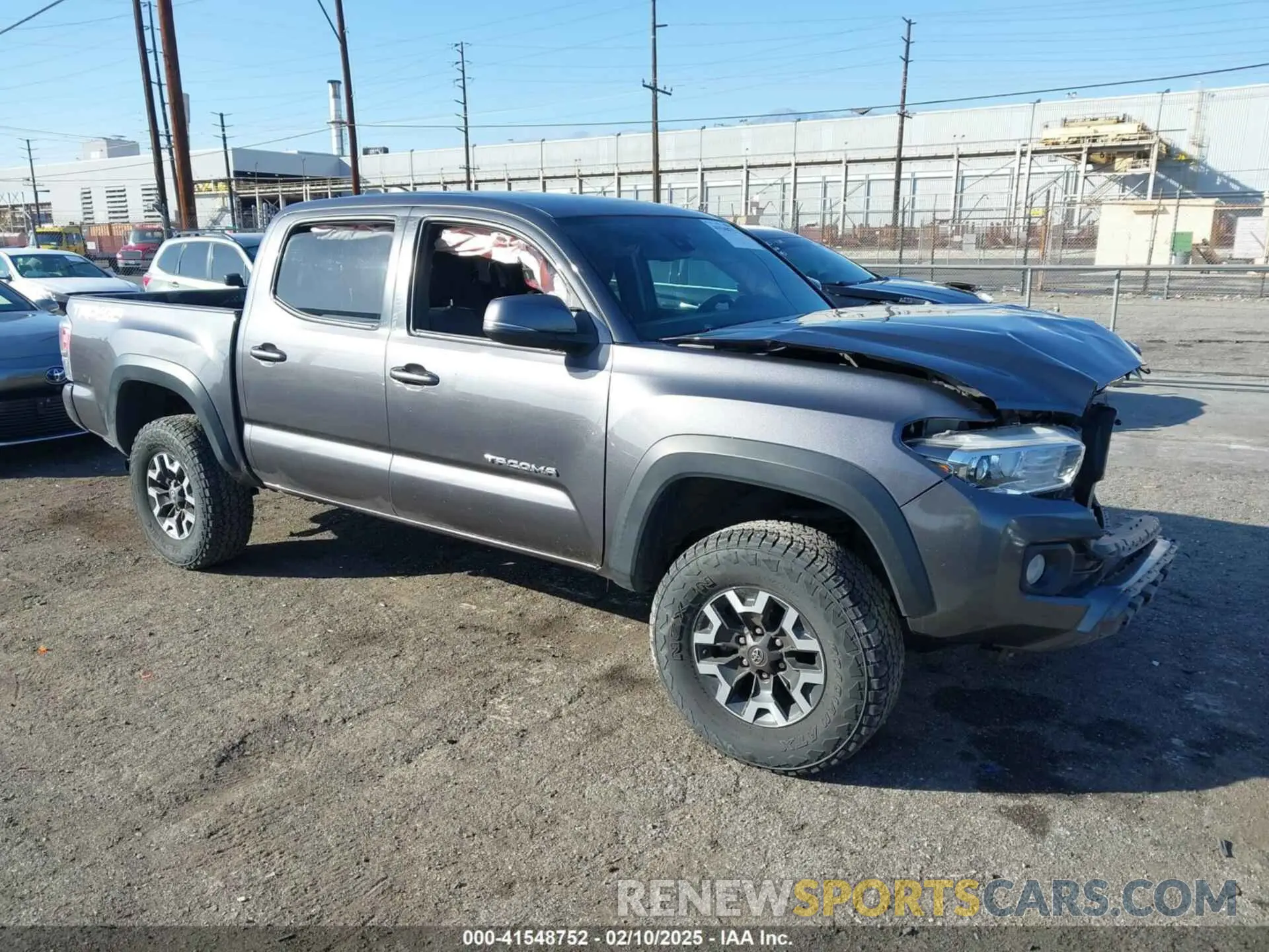 1 Photograph of a damaged car 5TFCZ5AN5MX258747 TOYOTA TACOMA 2021