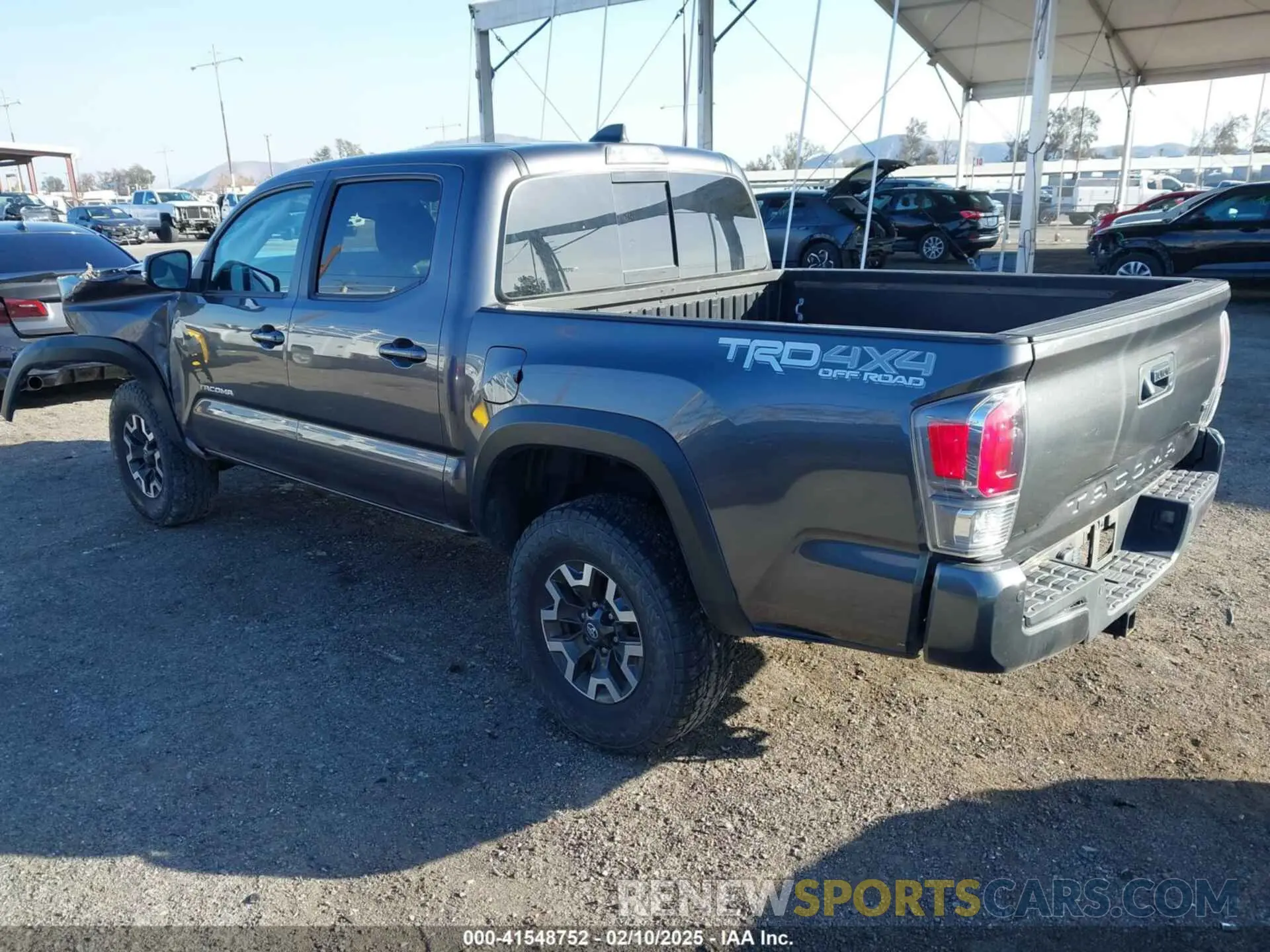 3 Photograph of a damaged car 5TFCZ5AN5MX258747 TOYOTA TACOMA 2021