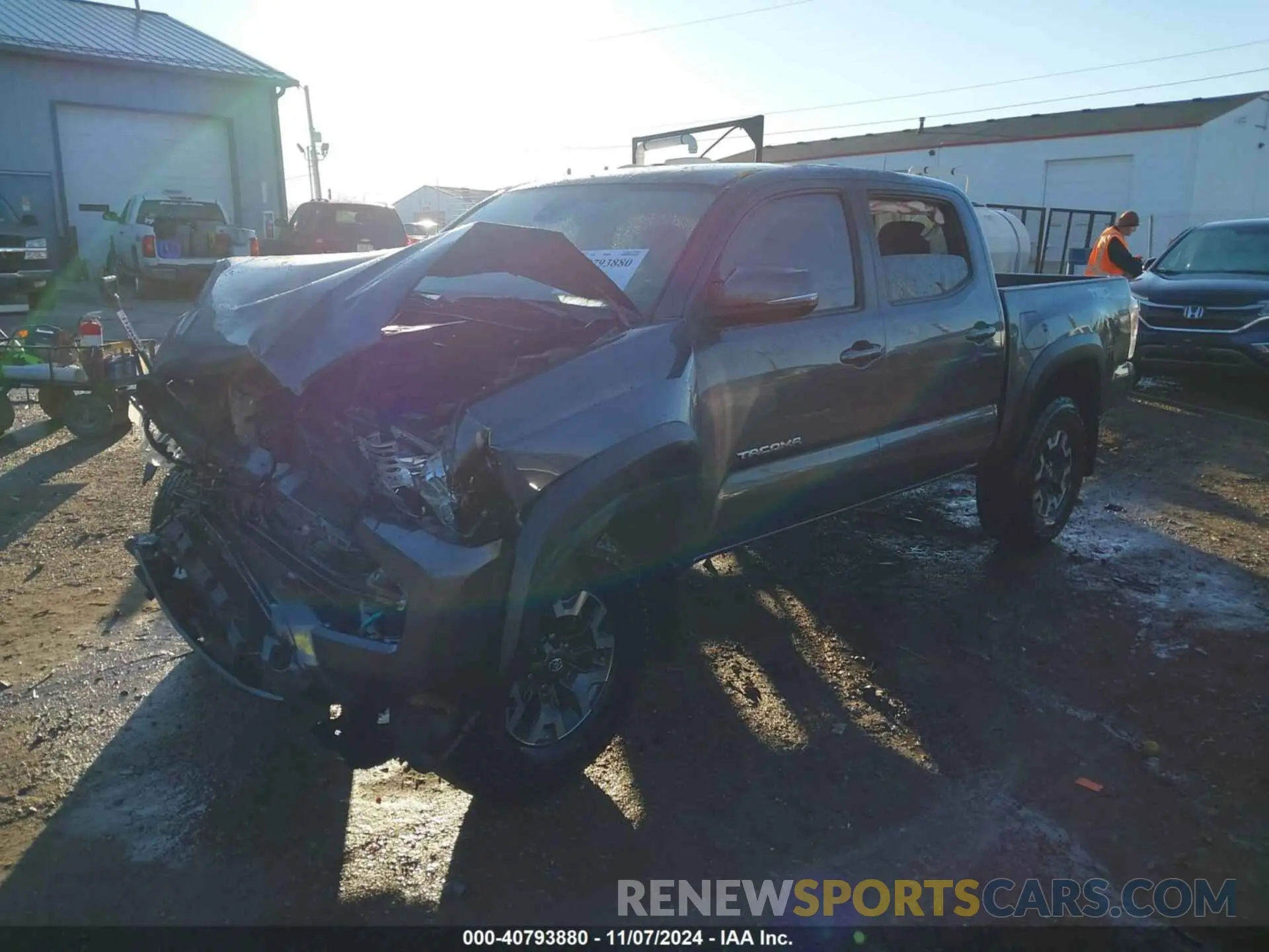2 Photograph of a damaged car 5TFCZ5AN6MX256280 TOYOTA TACOMA 2021