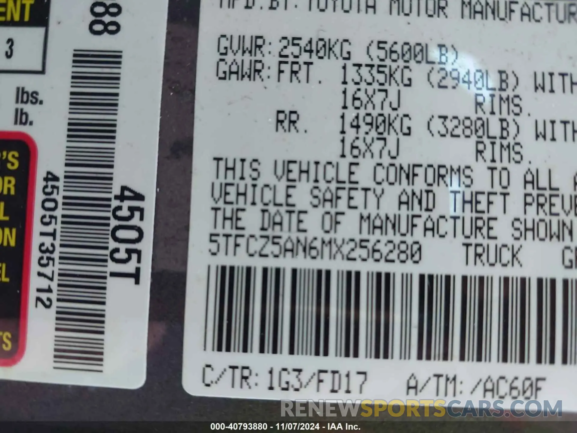 9 Photograph of a damaged car 5TFCZ5AN6MX256280 TOYOTA TACOMA 2021