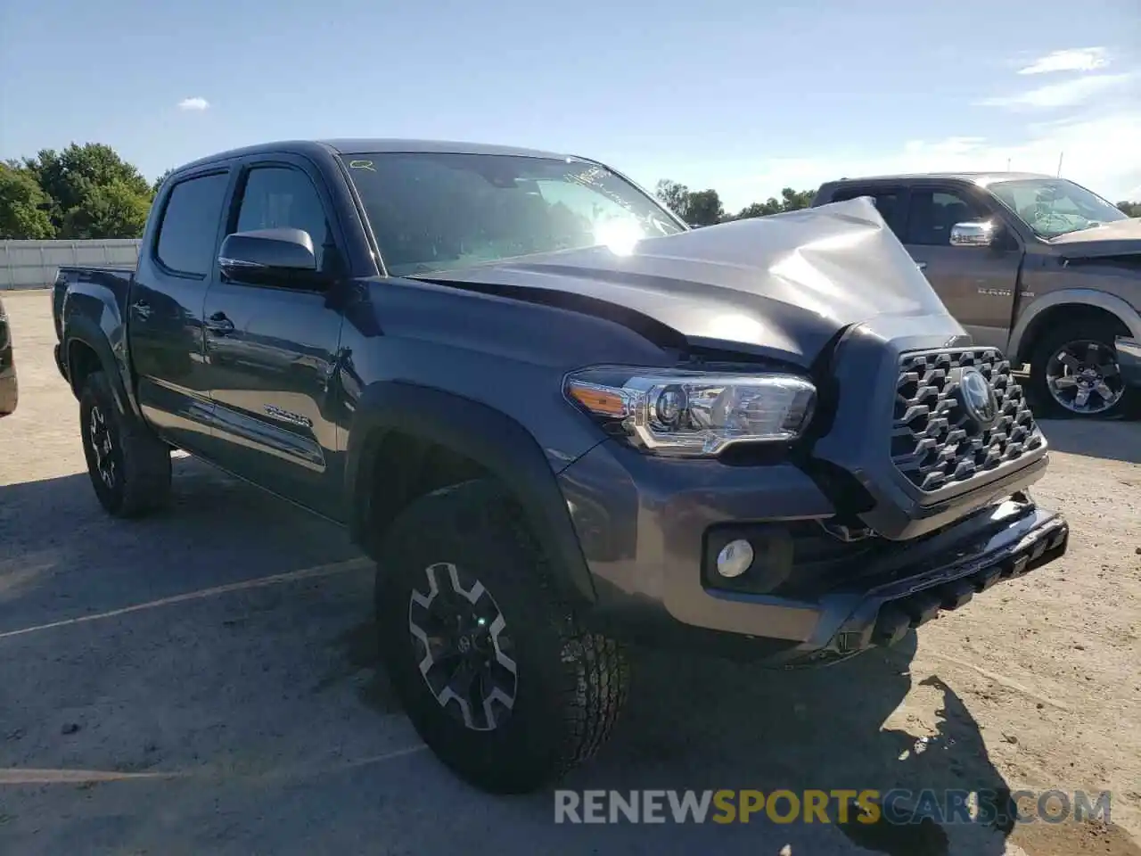 1 Photograph of a damaged car 5TFCZ5AN6MX263522 TOYOTA TACOMA 2021