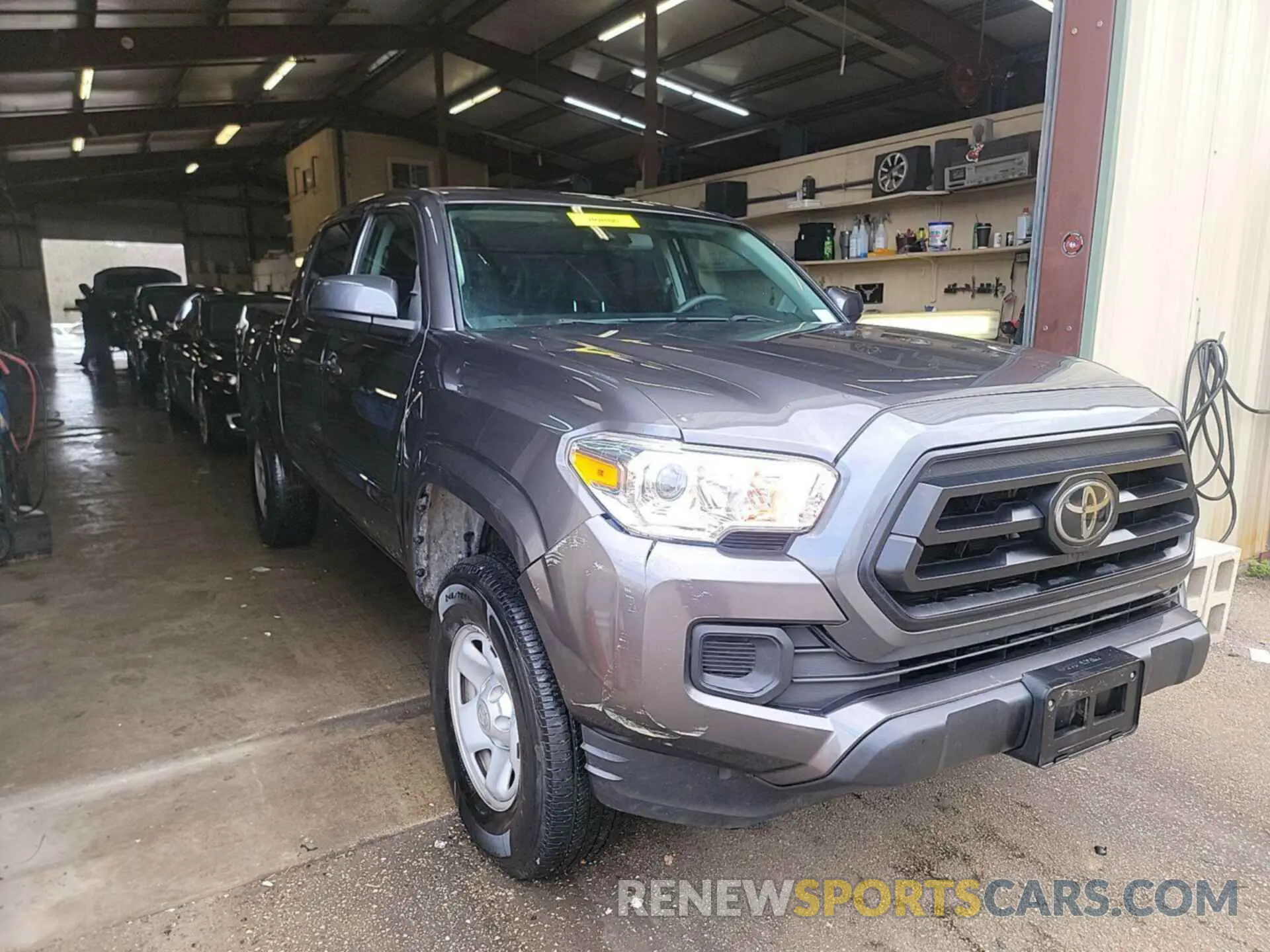 1 Photograph of a damaged car 5TFCZ5AN6MX280997 TOYOTA TACOMA 2021