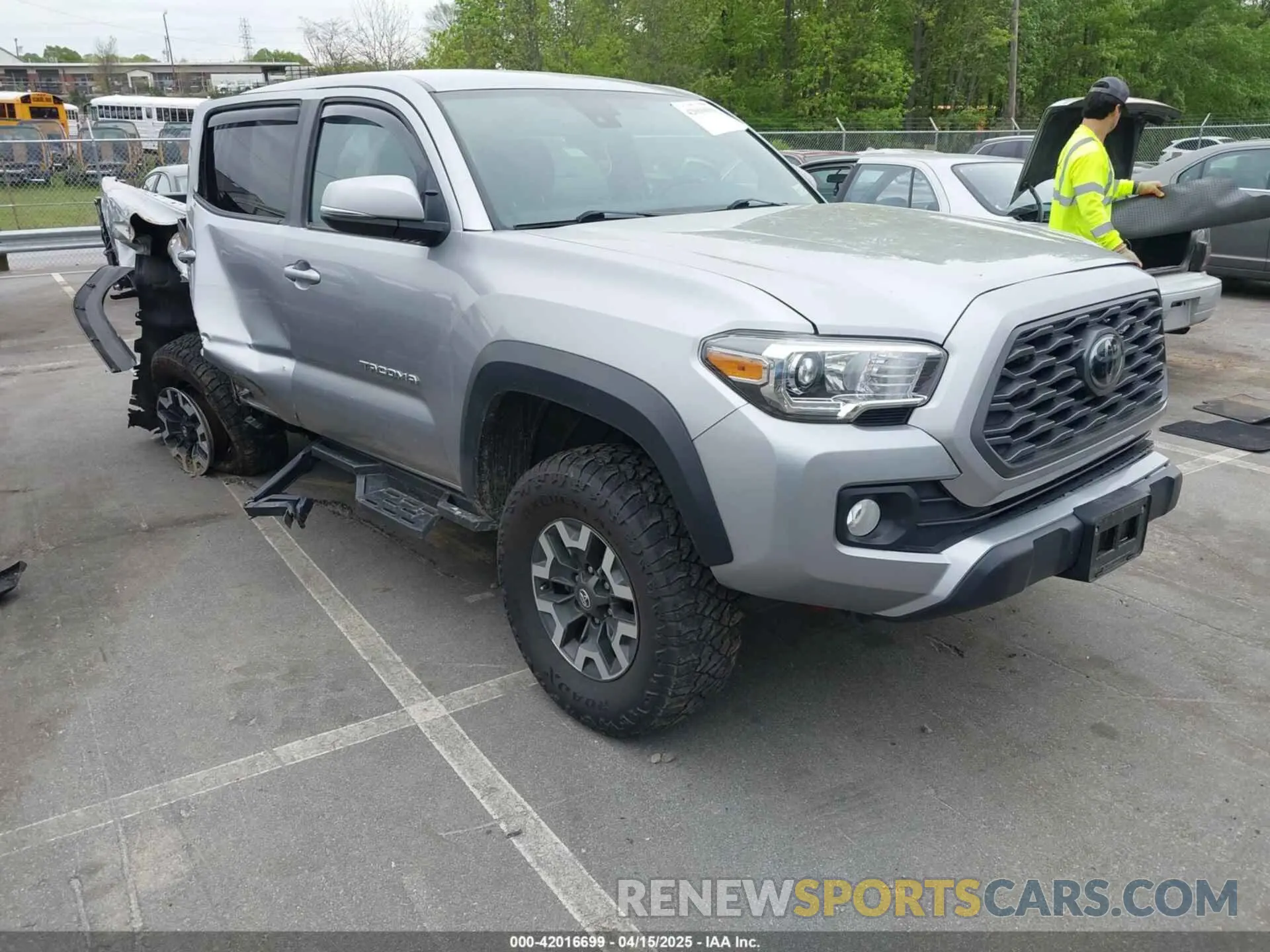 1 Photograph of a damaged car 5TFCZ5AN7MX268521 TOYOTA TACOMA 2021