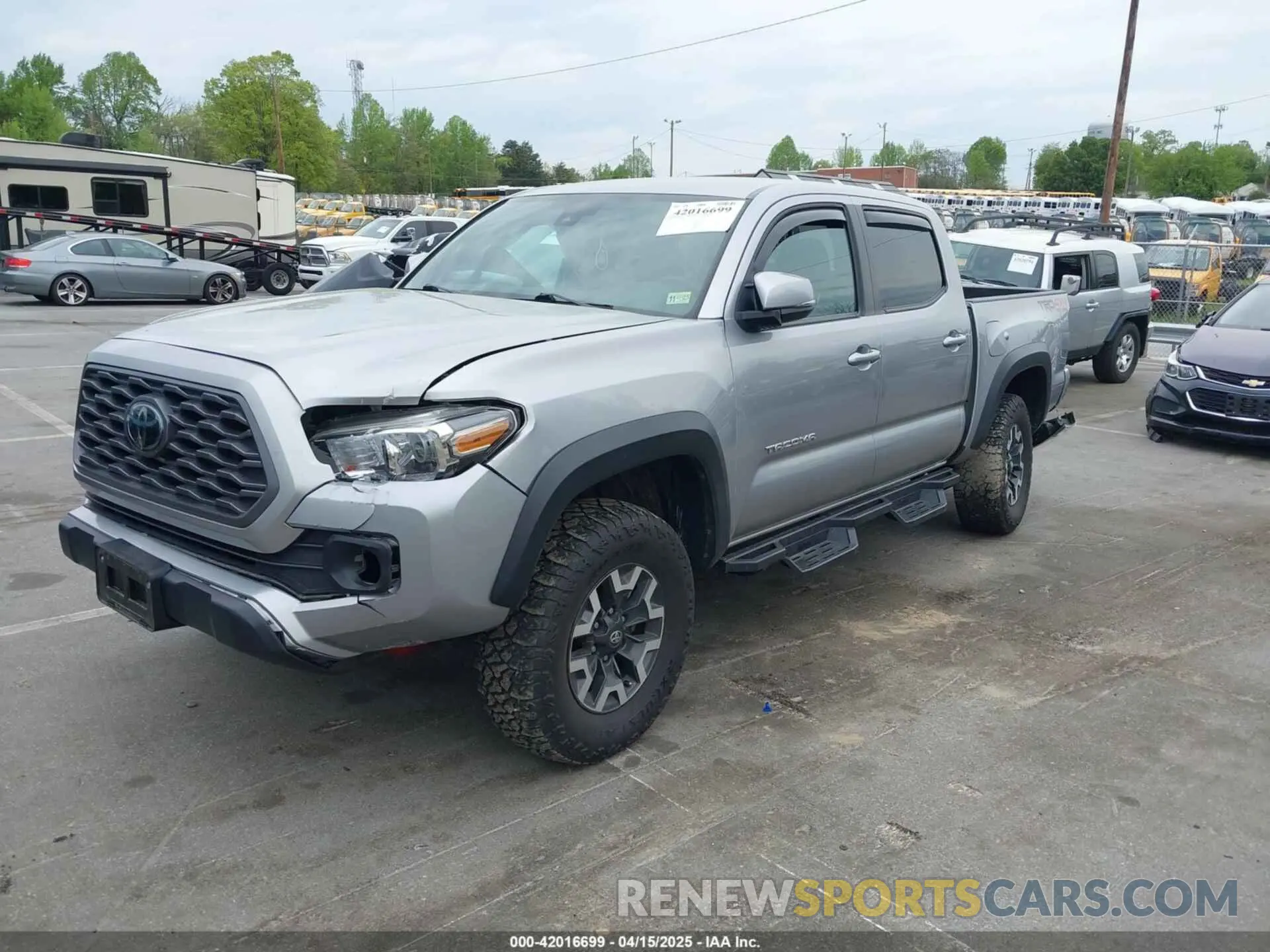 2 Photograph of a damaged car 5TFCZ5AN7MX268521 TOYOTA TACOMA 2021