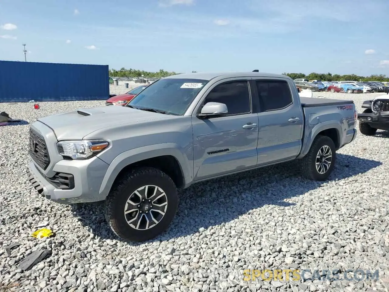 1 Photograph of a damaged car 5TFCZ5AN7MX276991 TOYOTA TACOMA 2021