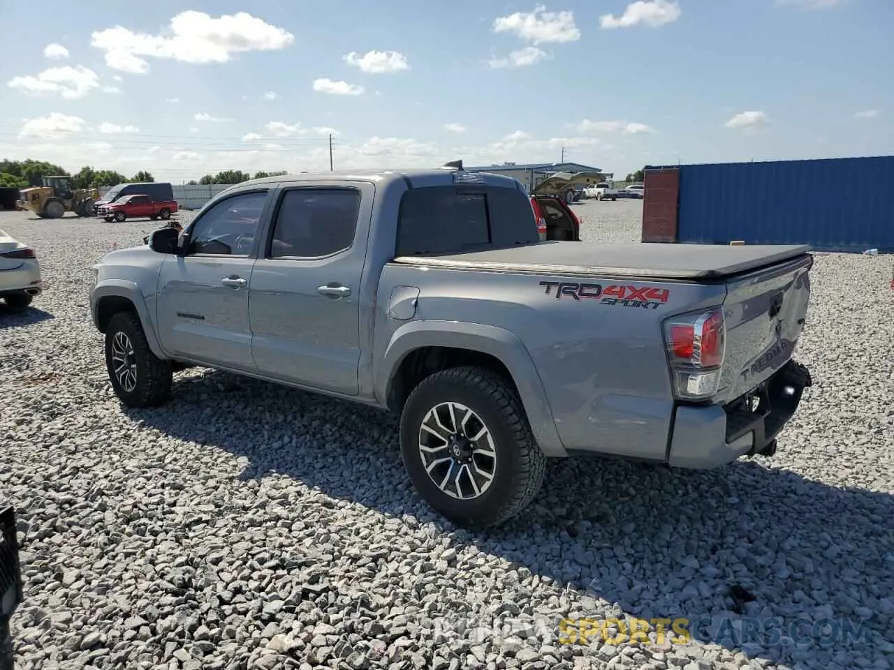 2 Photograph of a damaged car 5TFCZ5AN7MX276991 TOYOTA TACOMA 2021