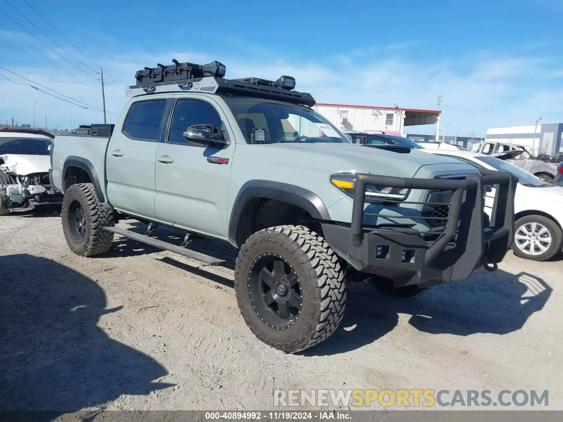 1 Photograph of a damaged car 5TFCZ5AN8MX248875 TOYOTA TACOMA 2021