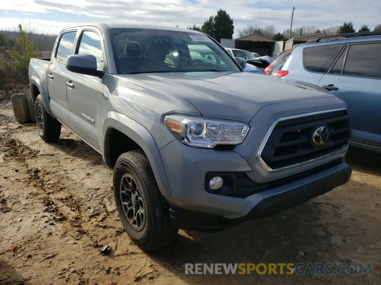 1 Photograph of a damaged car 5TFCZ5AN8MX251551 TOYOTA TACOMA 2021