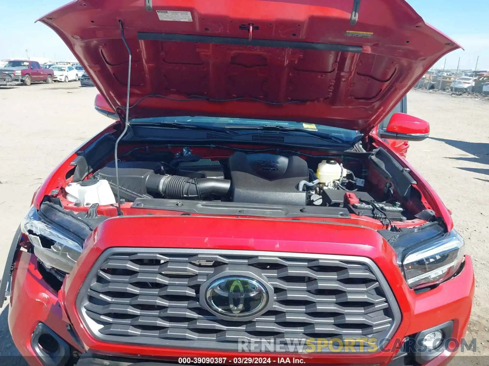 10 Photograph of a damaged car 5TFCZ5AN8MX254613 TOYOTA TACOMA 2021