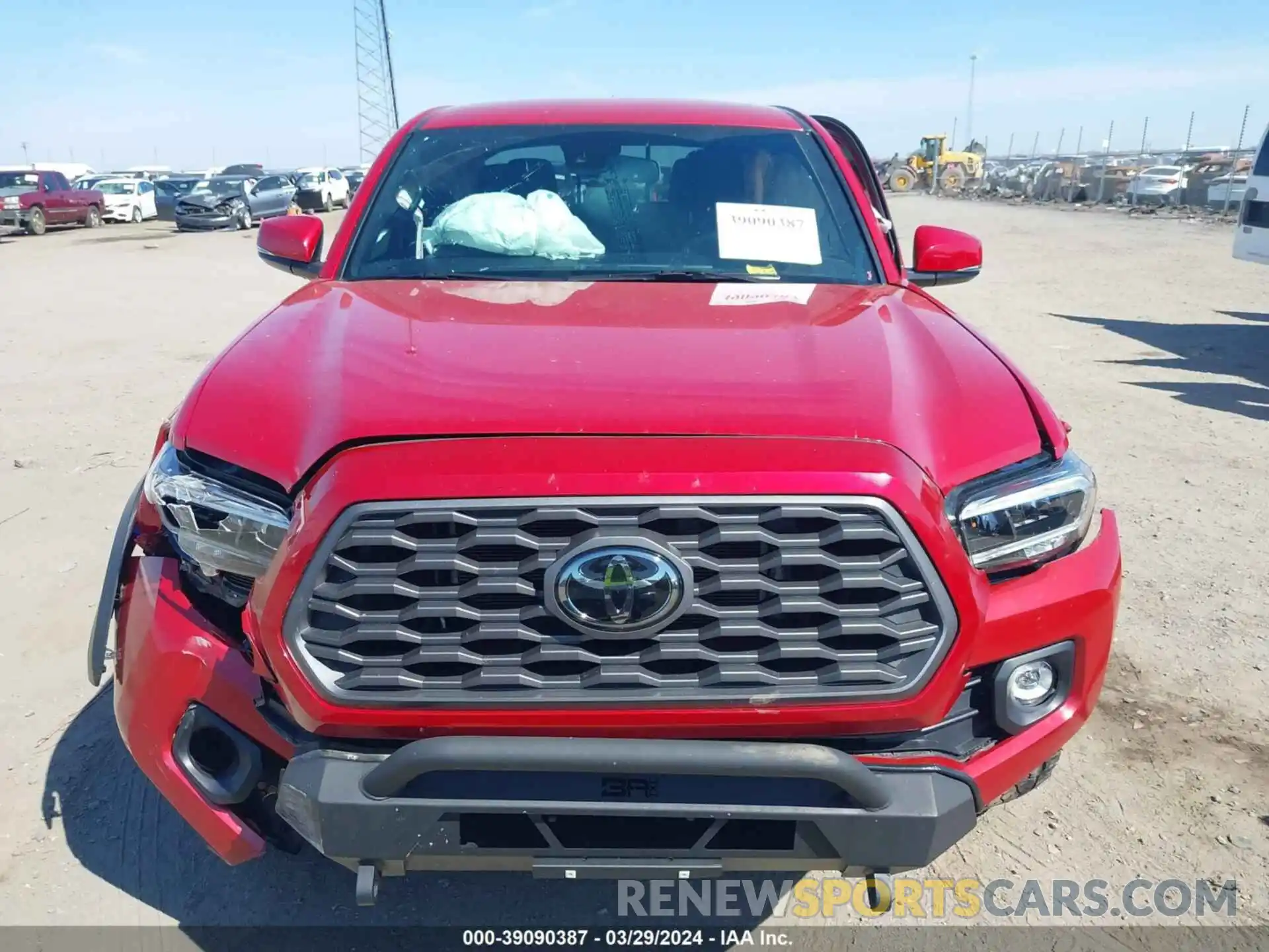 12 Photograph of a damaged car 5TFCZ5AN8MX254613 TOYOTA TACOMA 2021