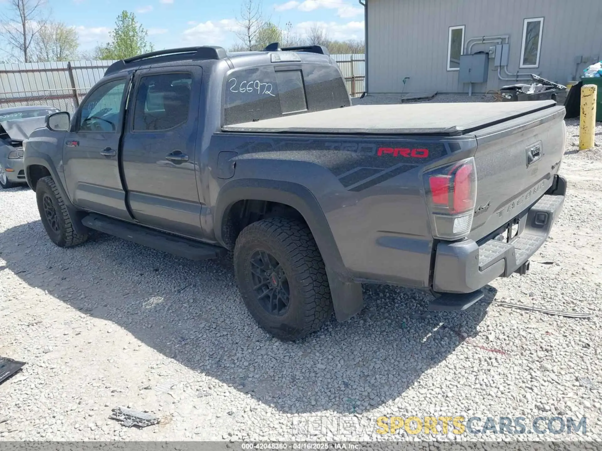 3 Photograph of a damaged car 5TFCZ5AN8MX266972 TOYOTA TACOMA 2021