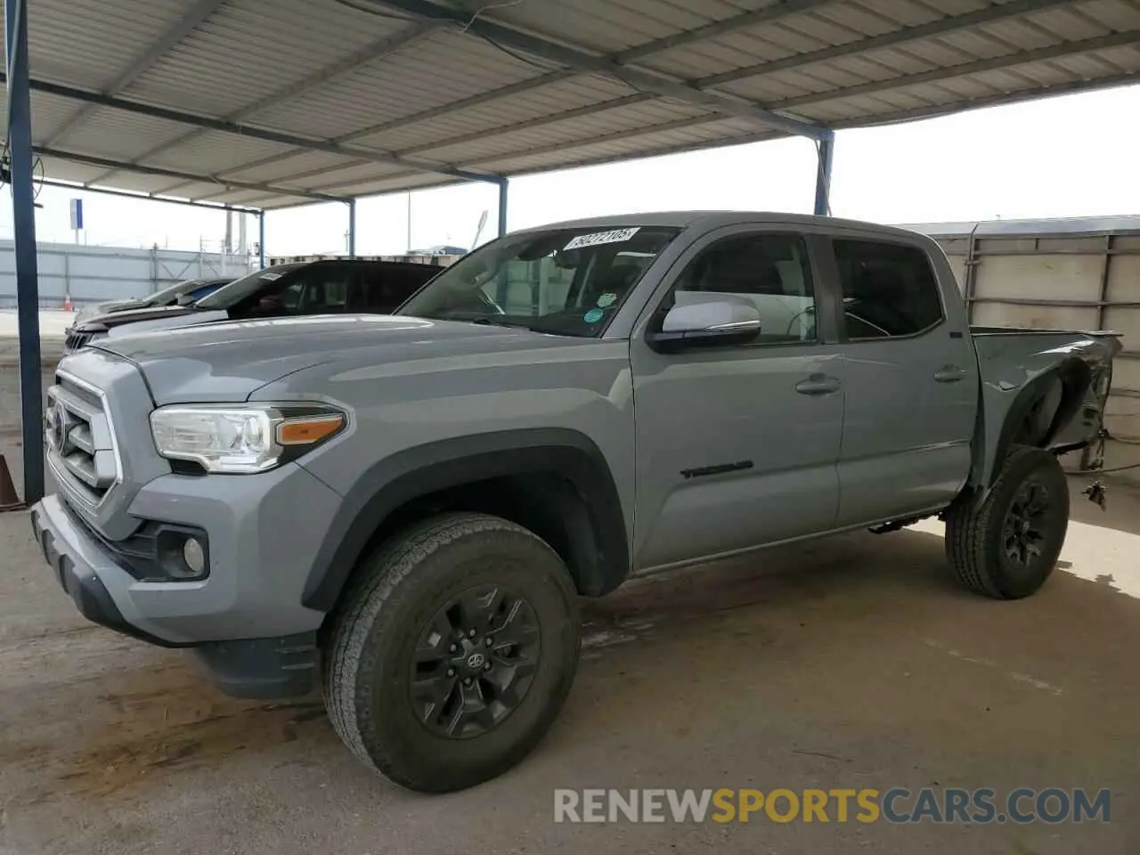 1 Photograph of a damaged car 5TFCZ5AN8MX282850 TOYOTA TACOMA 2021