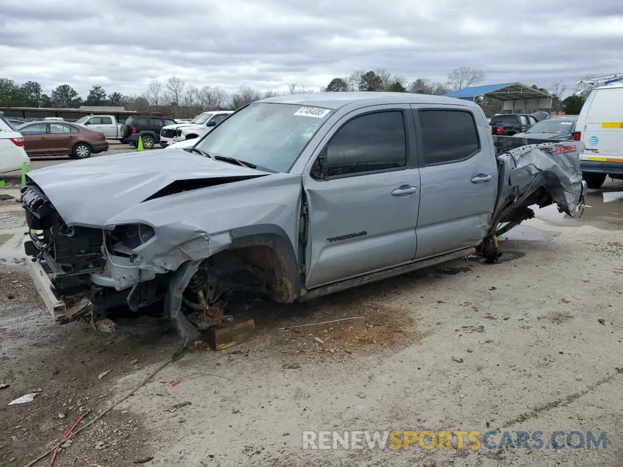 1 Photograph of a damaged car 5TFCZ5AN9MX278029 TOYOTA TACOMA 2021