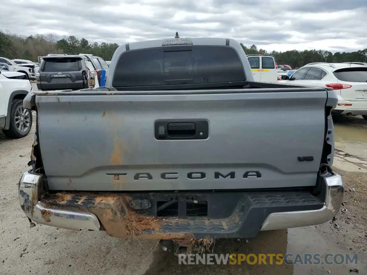 6 Photograph of a damaged car 5TFCZ5AN9MX278029 TOYOTA TACOMA 2021