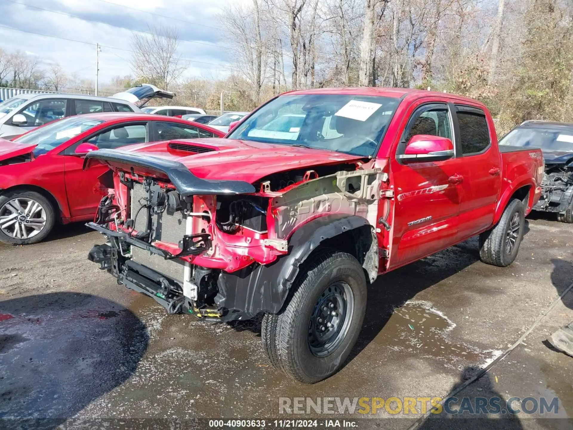 2 Photograph of a damaged car 5TFCZ5ANXMX250742 TOYOTA TACOMA 2021