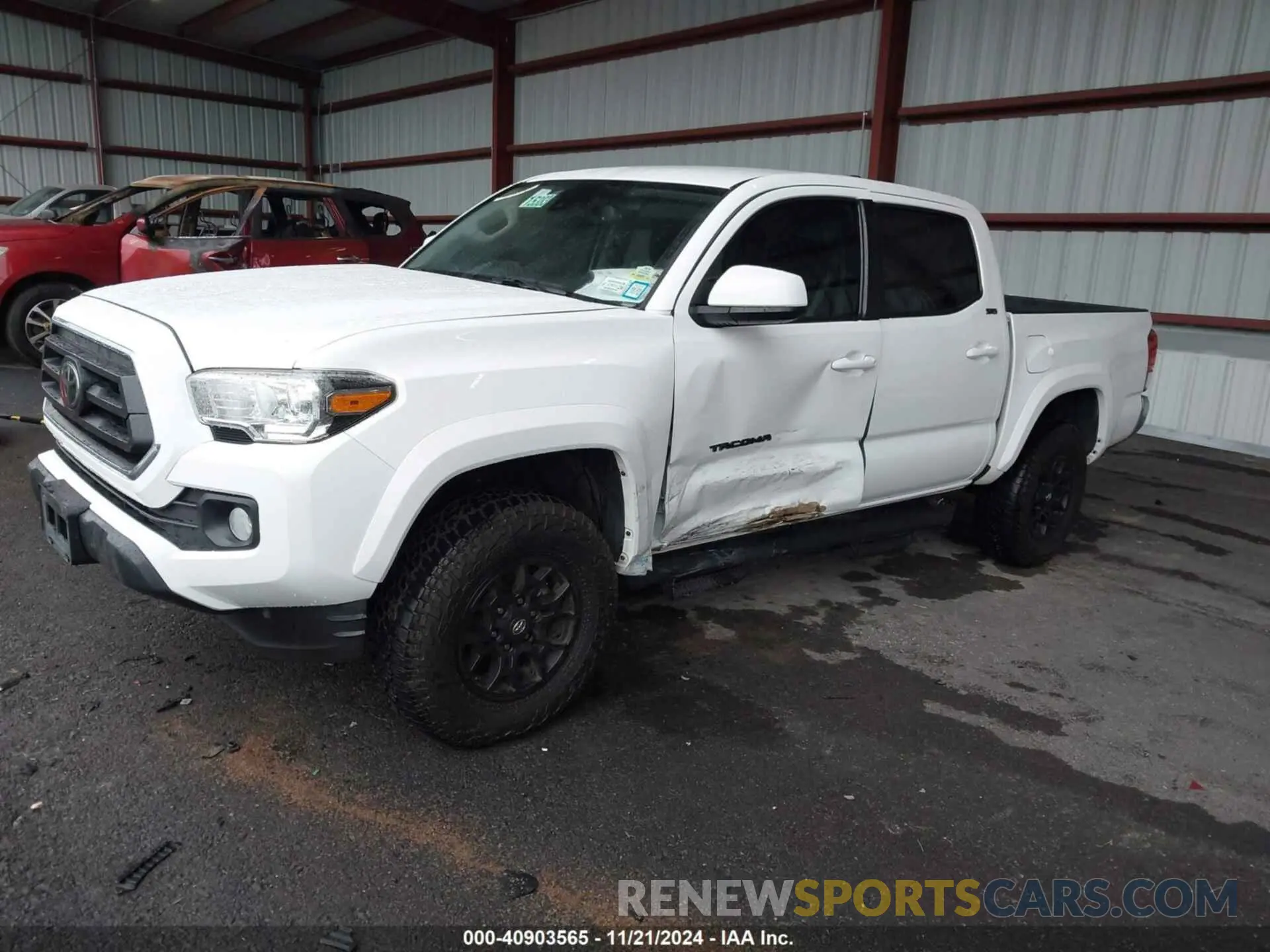 2 Photograph of a damaged car 5TFCZ5ANXMX253091 TOYOTA TACOMA 2021