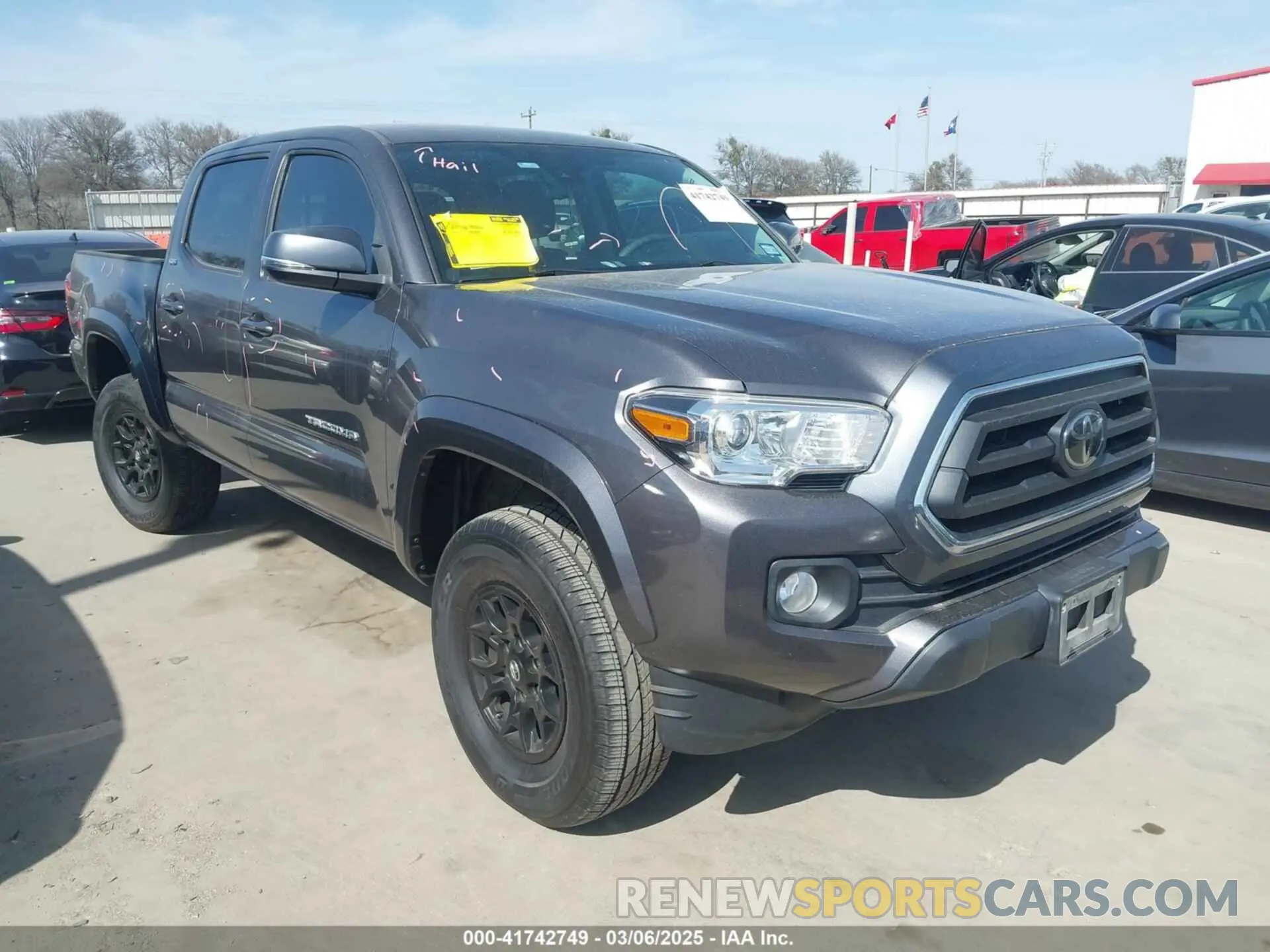 1 Photograph of a damaged car 5TFCZ5ANXMX270361 TOYOTA TACOMA 2021