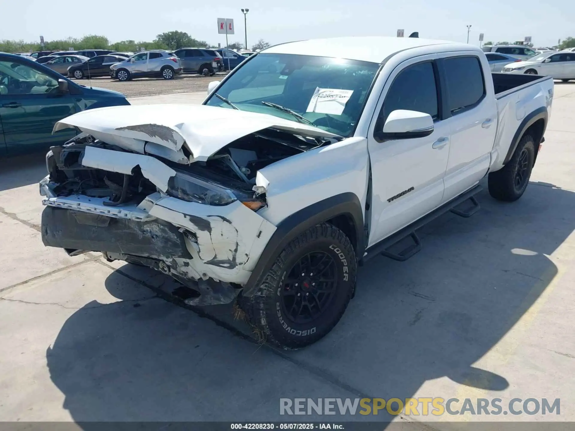 2 Photograph of a damaged car 5TFDZ5BN3MX061420 TOYOTA TACOMA 2021