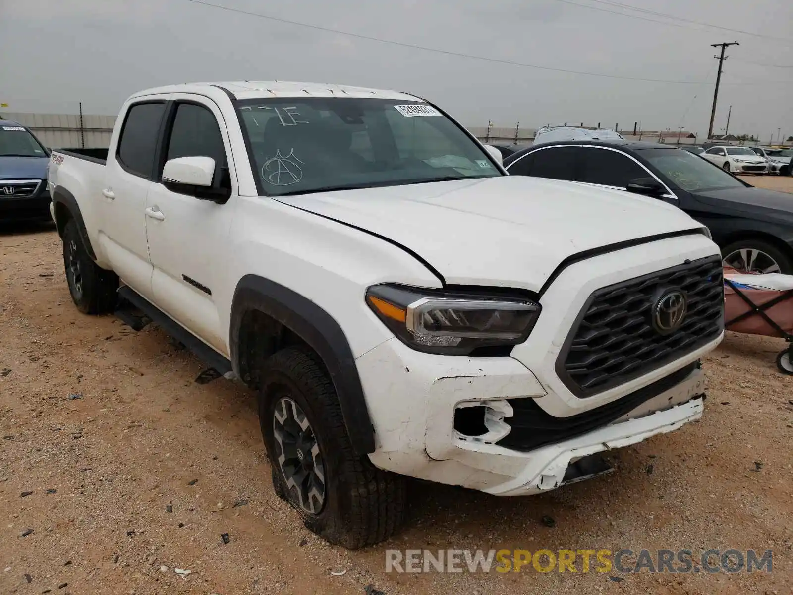 1 Photograph of a damaged car 5TFDZ5BN4MX058364 TOYOTA TACOMA 2021