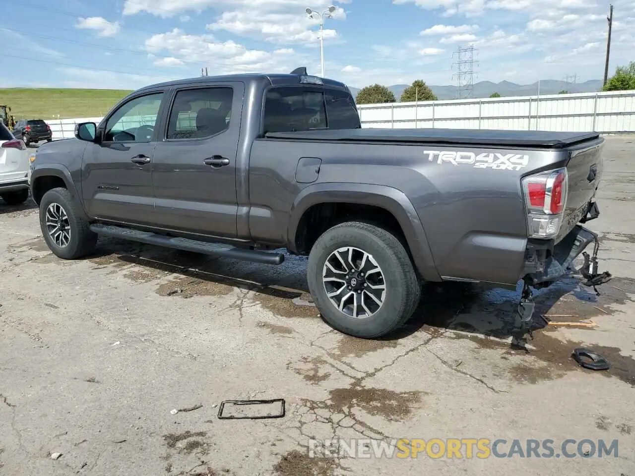 2 Photograph of a damaged car 5TFDZ5BNXMX057980 TOYOTA TACOMA 2021