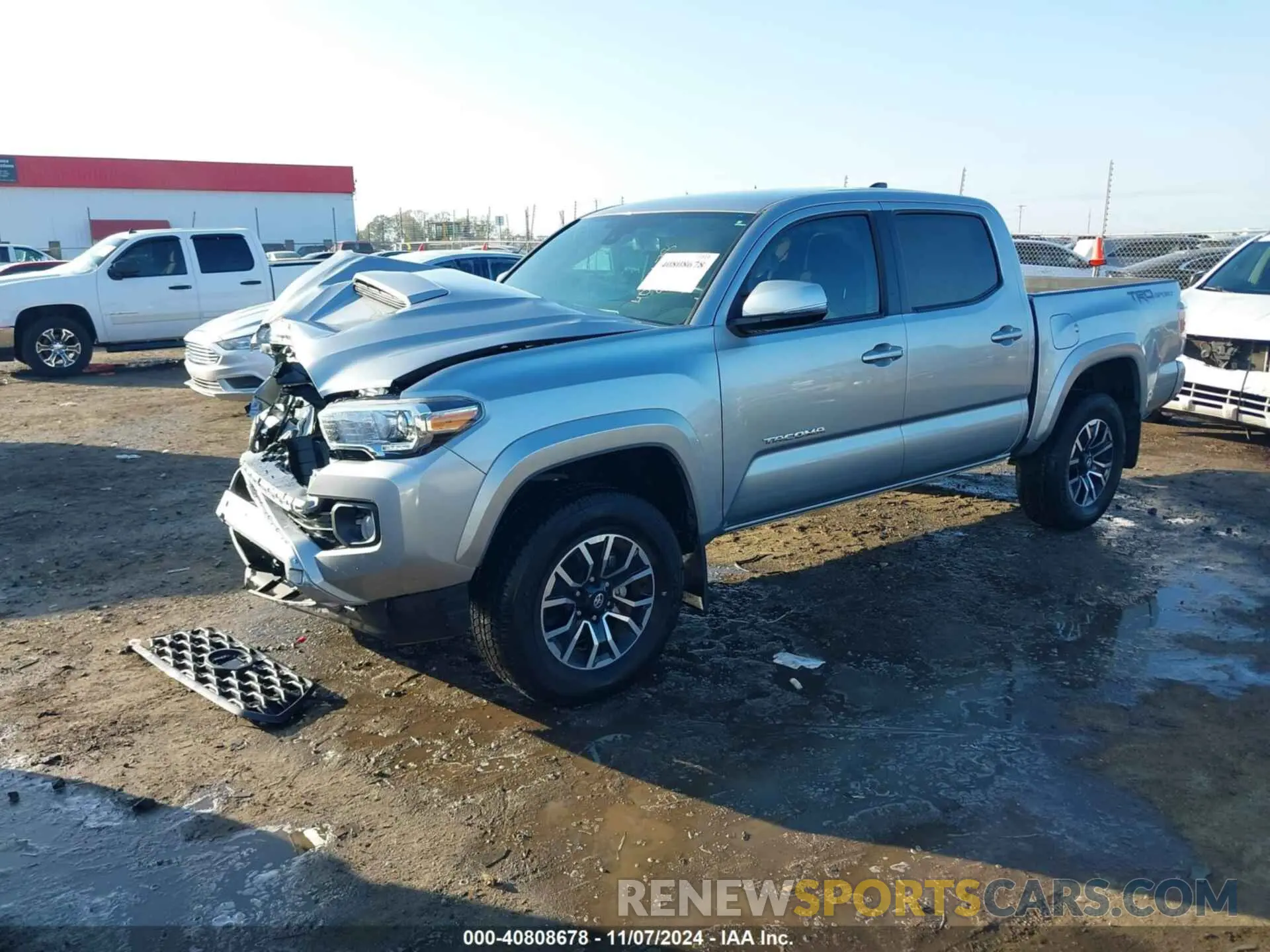 2 Photograph of a damaged car 3TMAZ5CN0NM177005 TOYOTA TACOMA 2022
