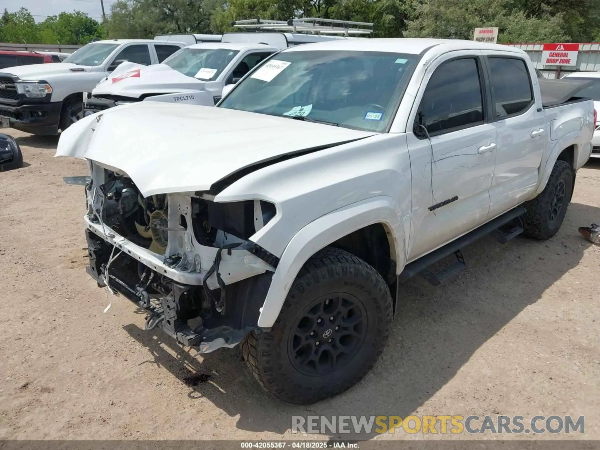 2 Photograph of a damaged car 3TMAZ5CN1NM194878 TOYOTA TACOMA 2022