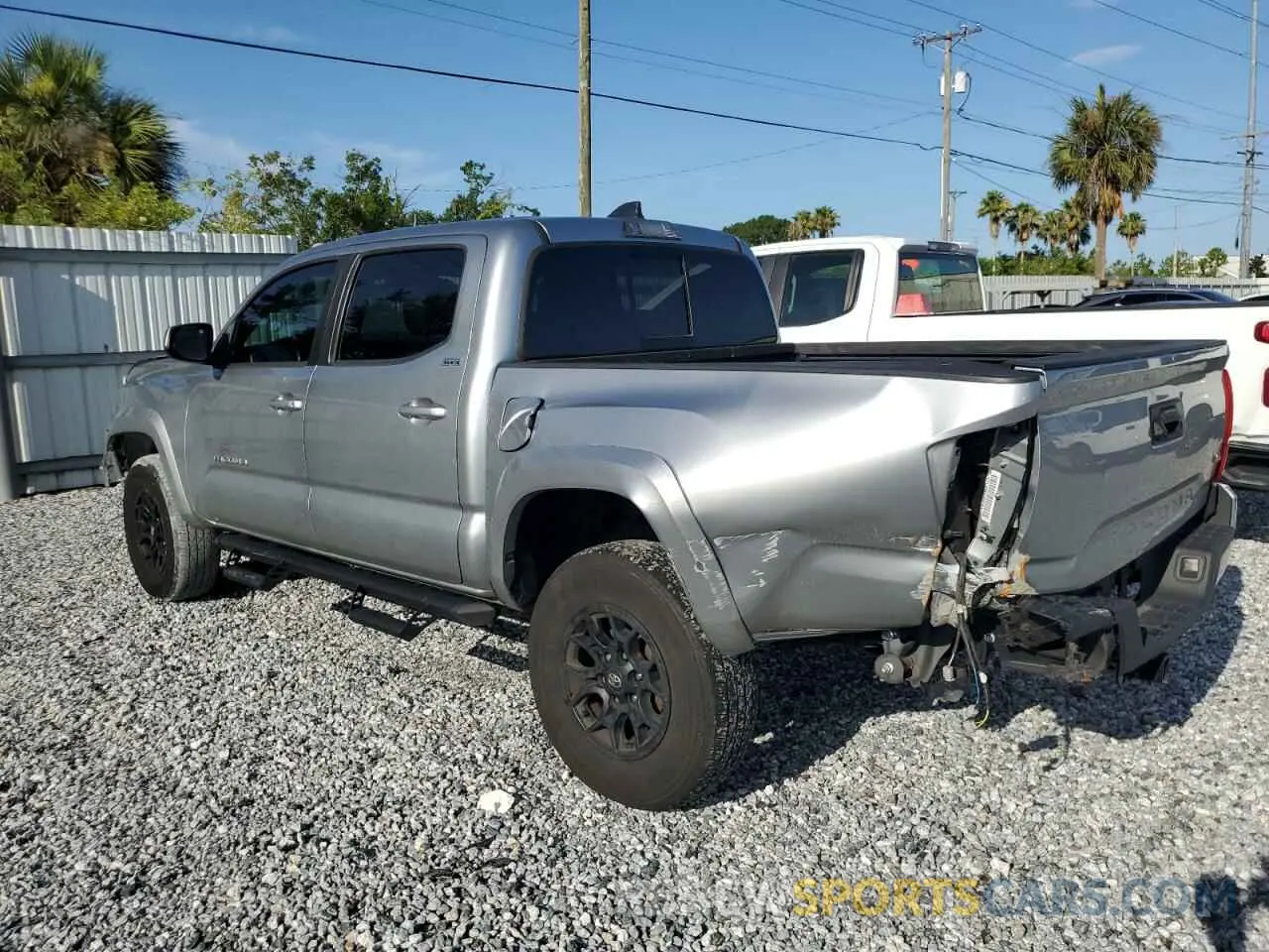 2 Photograph of a damaged car 3TMAZ5CN2NM190791 TOYOTA TACOMA 2022