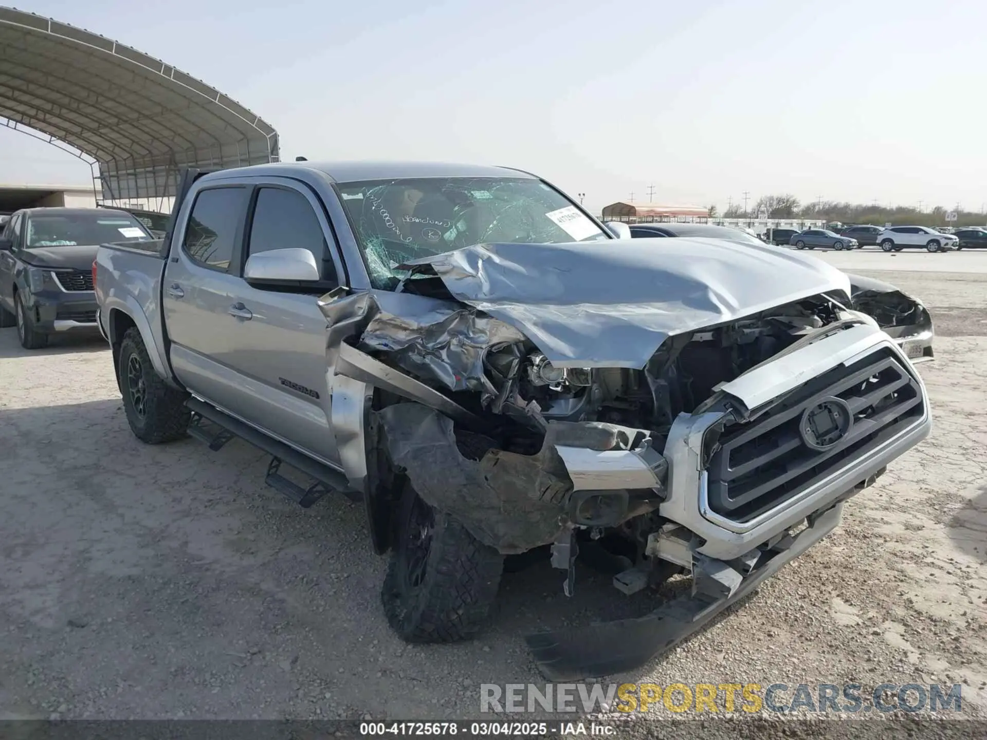 1 Photograph of a damaged car 3TMAZ5CN2NM192153 TOYOTA TACOMA 2022