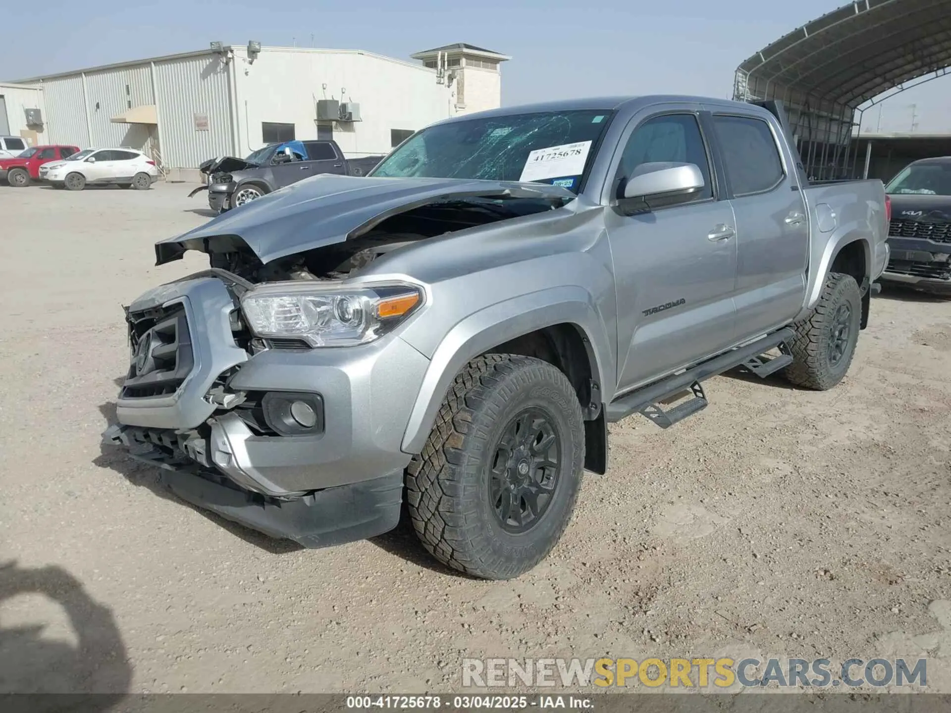 2 Photograph of a damaged car 3TMAZ5CN2NM192153 TOYOTA TACOMA 2022