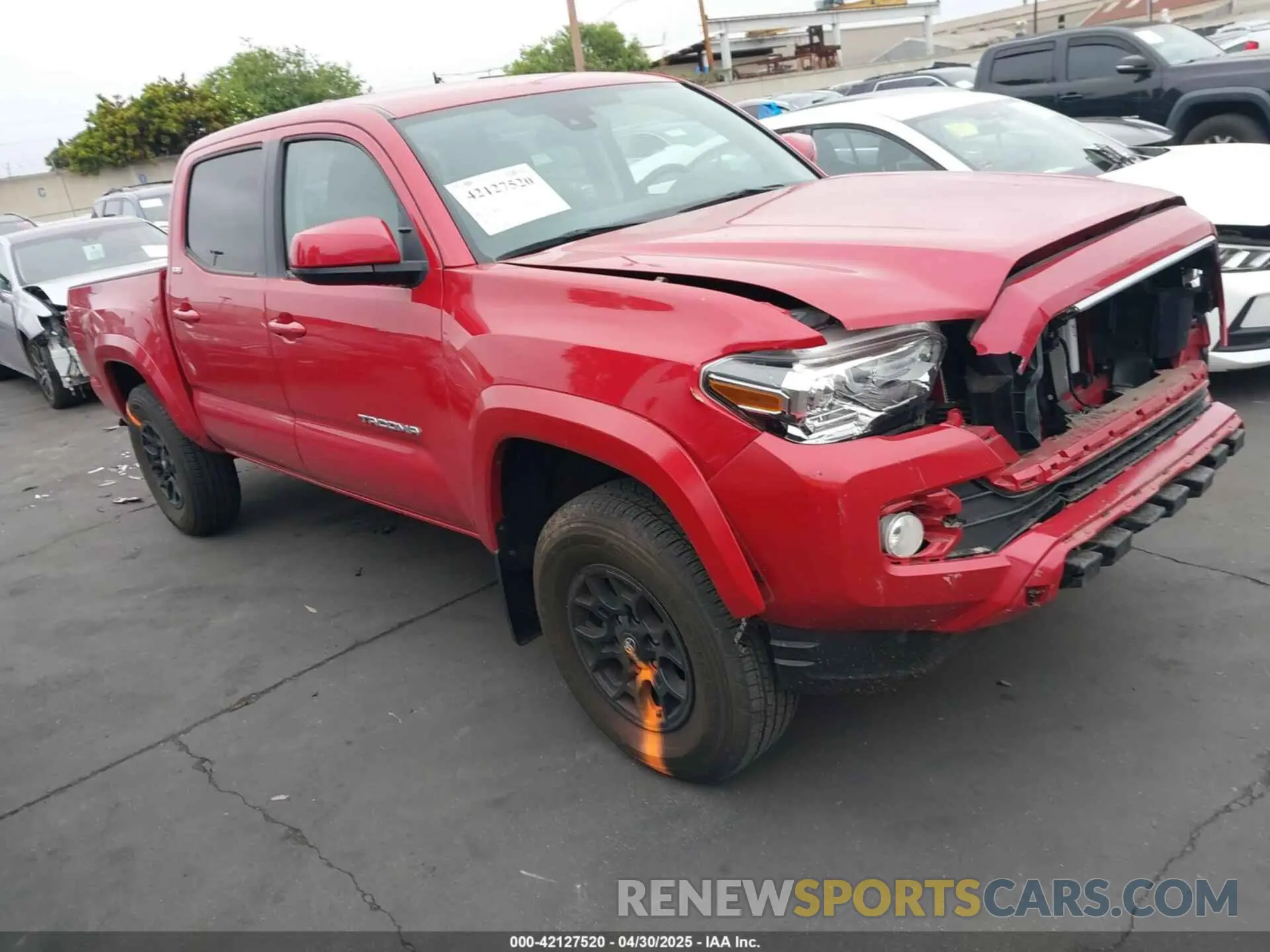 1 Photograph of a damaged car 3TMAZ5CN3NM170503 TOYOTA TACOMA 2022