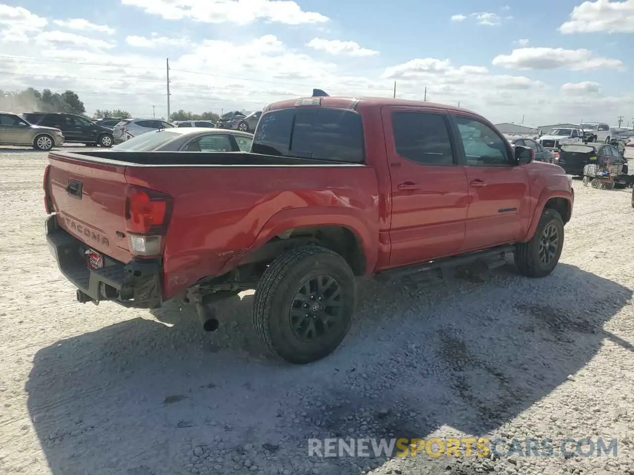 3 Photograph of a damaged car 3TMAZ5CN3NM172932 TOYOTA TACOMA 2022