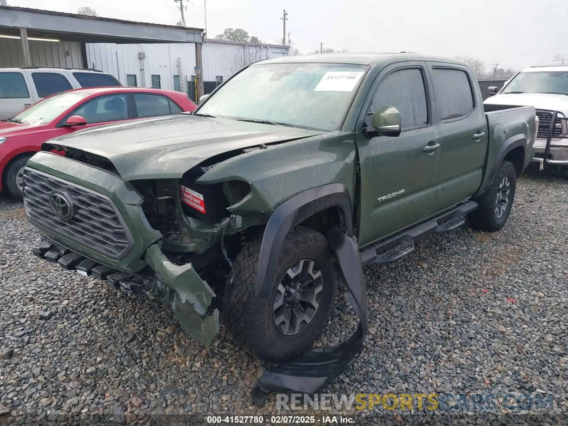 2 Photograph of a damaged car 3TMAZ5CN5NM167375 TOYOTA TACOMA 2022