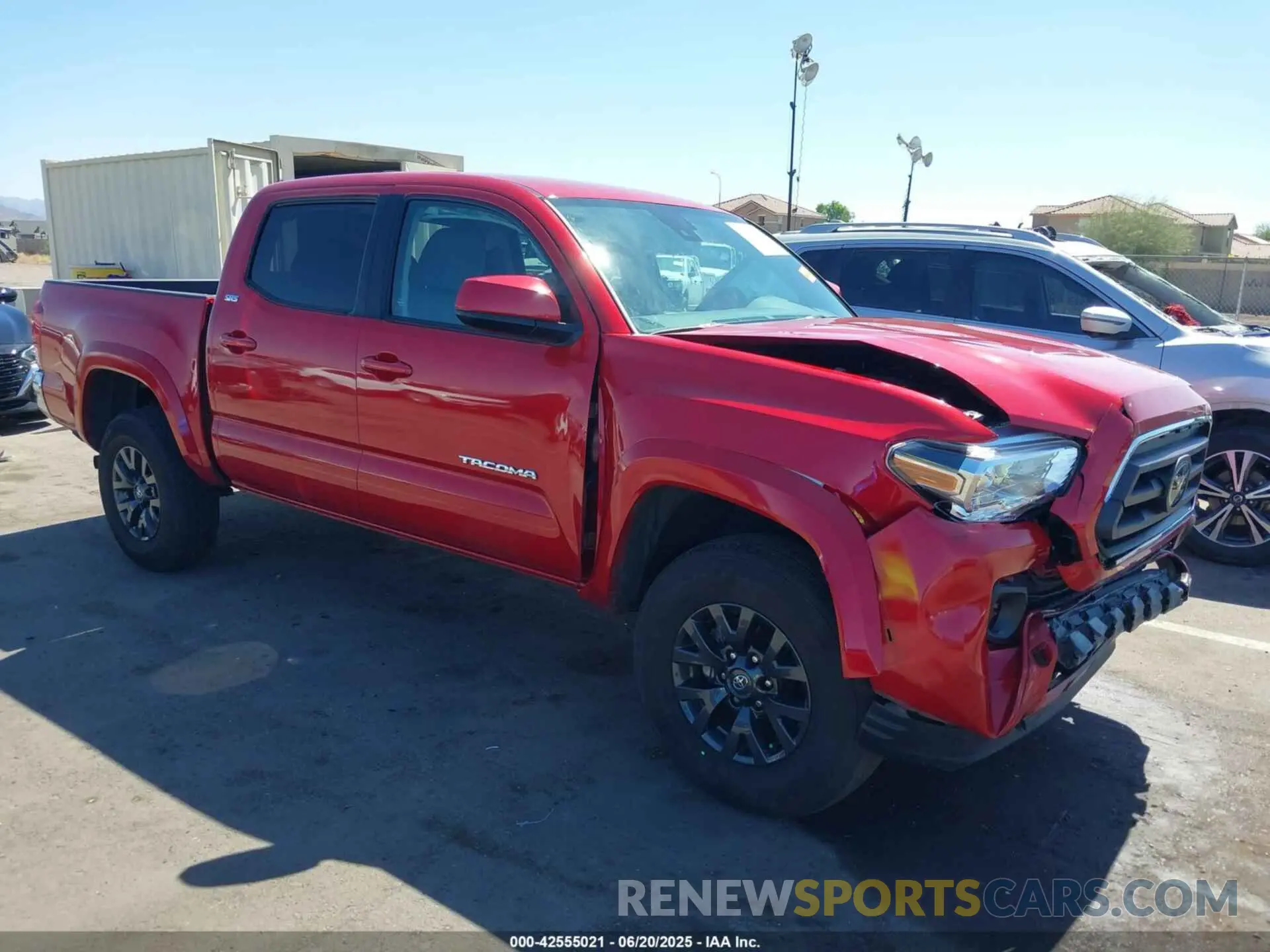 1 Photograph of a damaged car 3TMAZ5CN5NM194494 TOYOTA TACOMA 2022