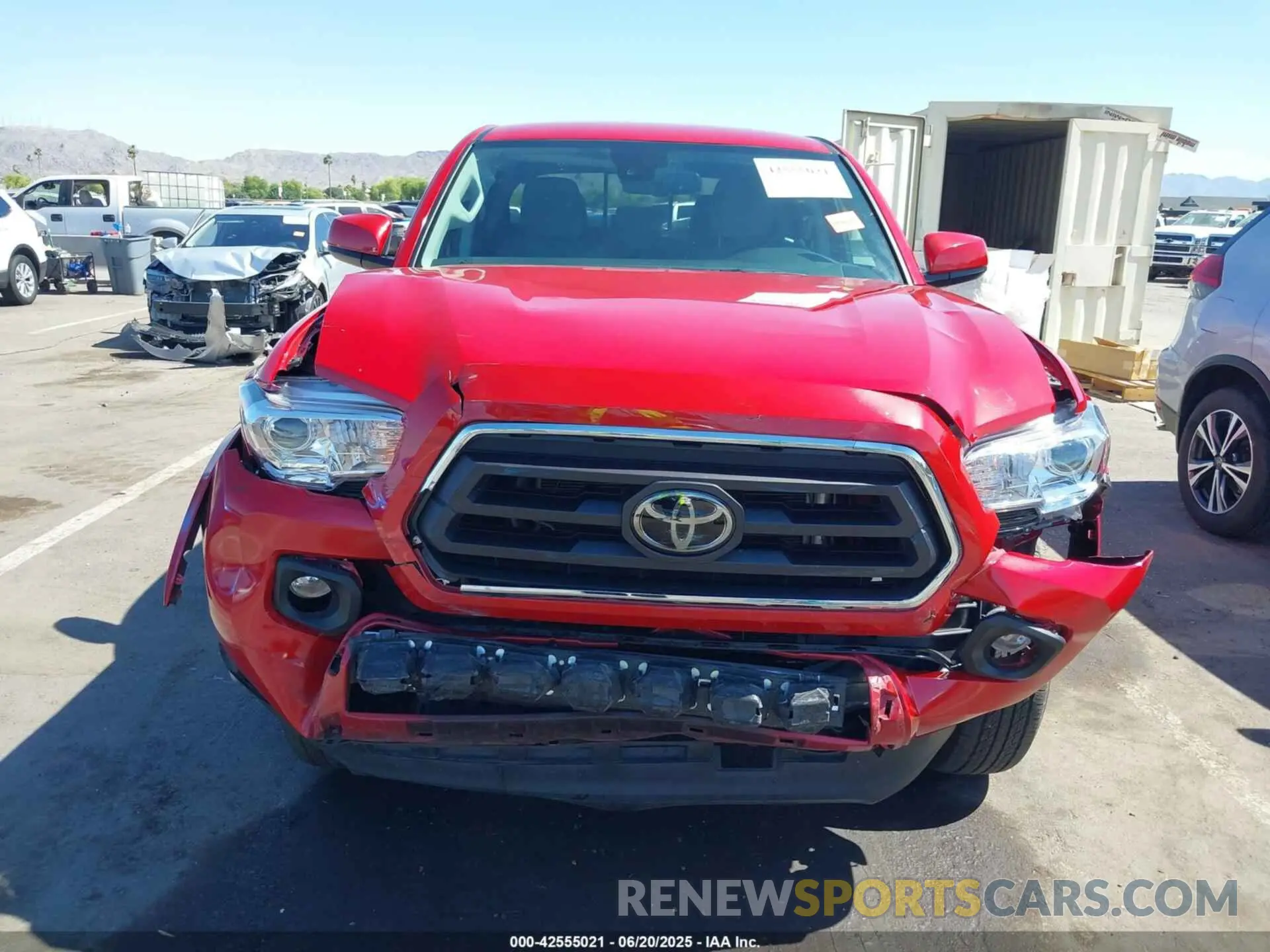 6 Photograph of a damaged car 3TMAZ5CN5NM194494 TOYOTA TACOMA 2022