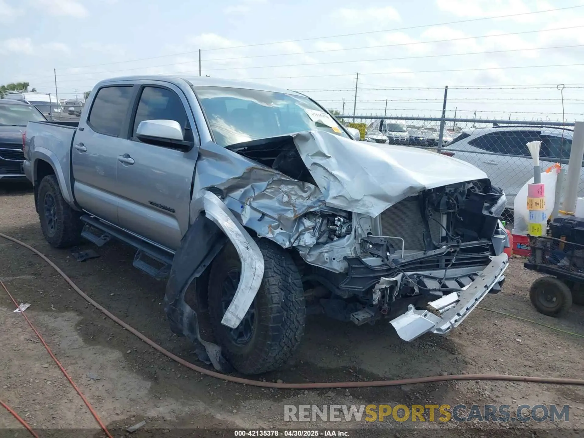 6 Photograph of a damaged car 3TMAZ5CN6NM193385 TOYOTA TACOMA 2022