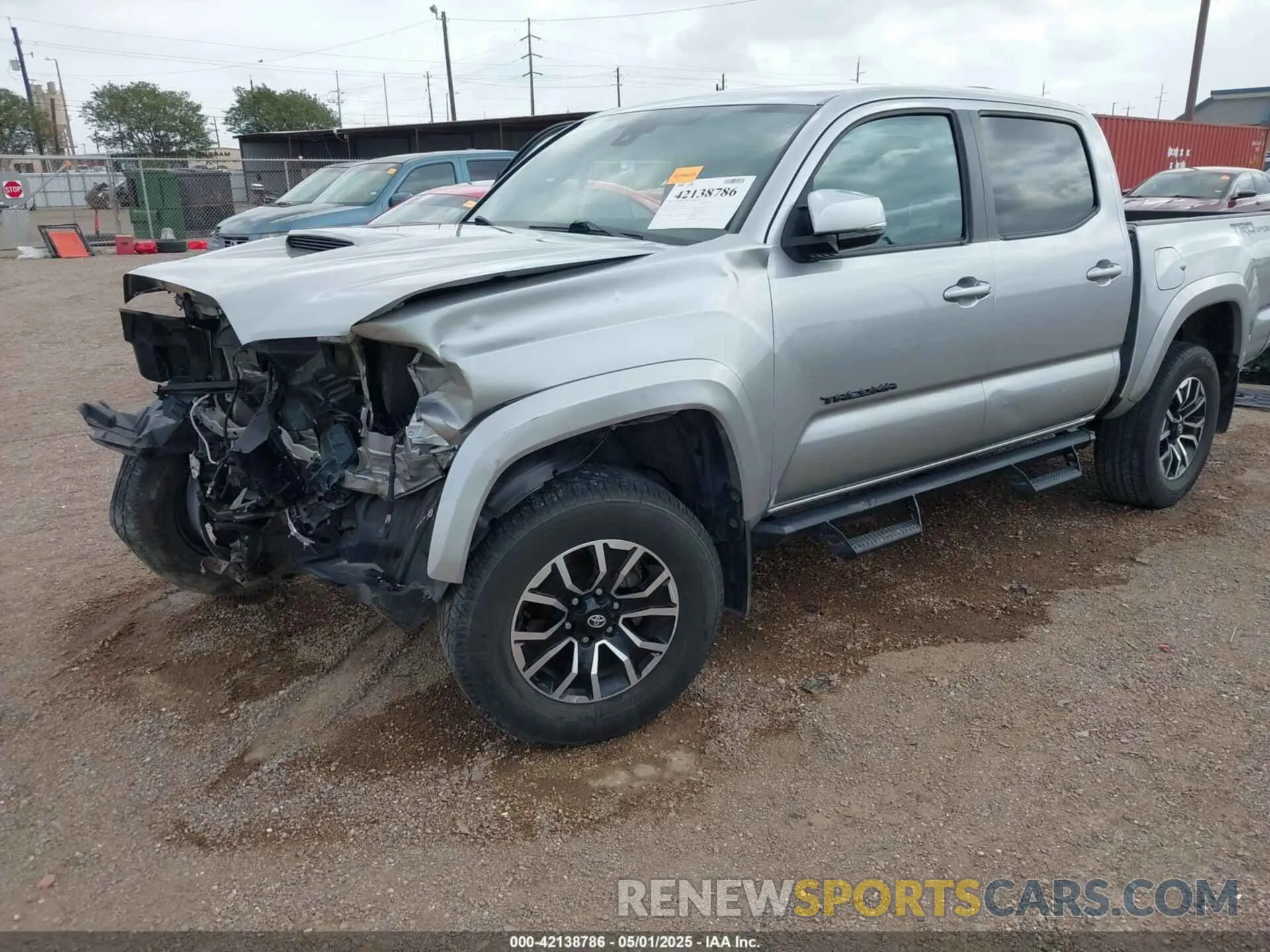 2 Photograph of a damaged car 3TMAZ5CN9NM175995 TOYOTA TACOMA 2022