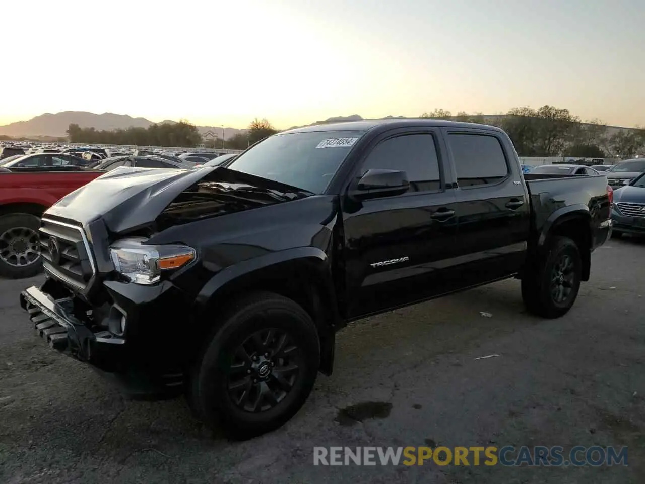 1 Photograph of a damaged car 3TMAZ5CN9NM181716 TOYOTA TACOMA 2022