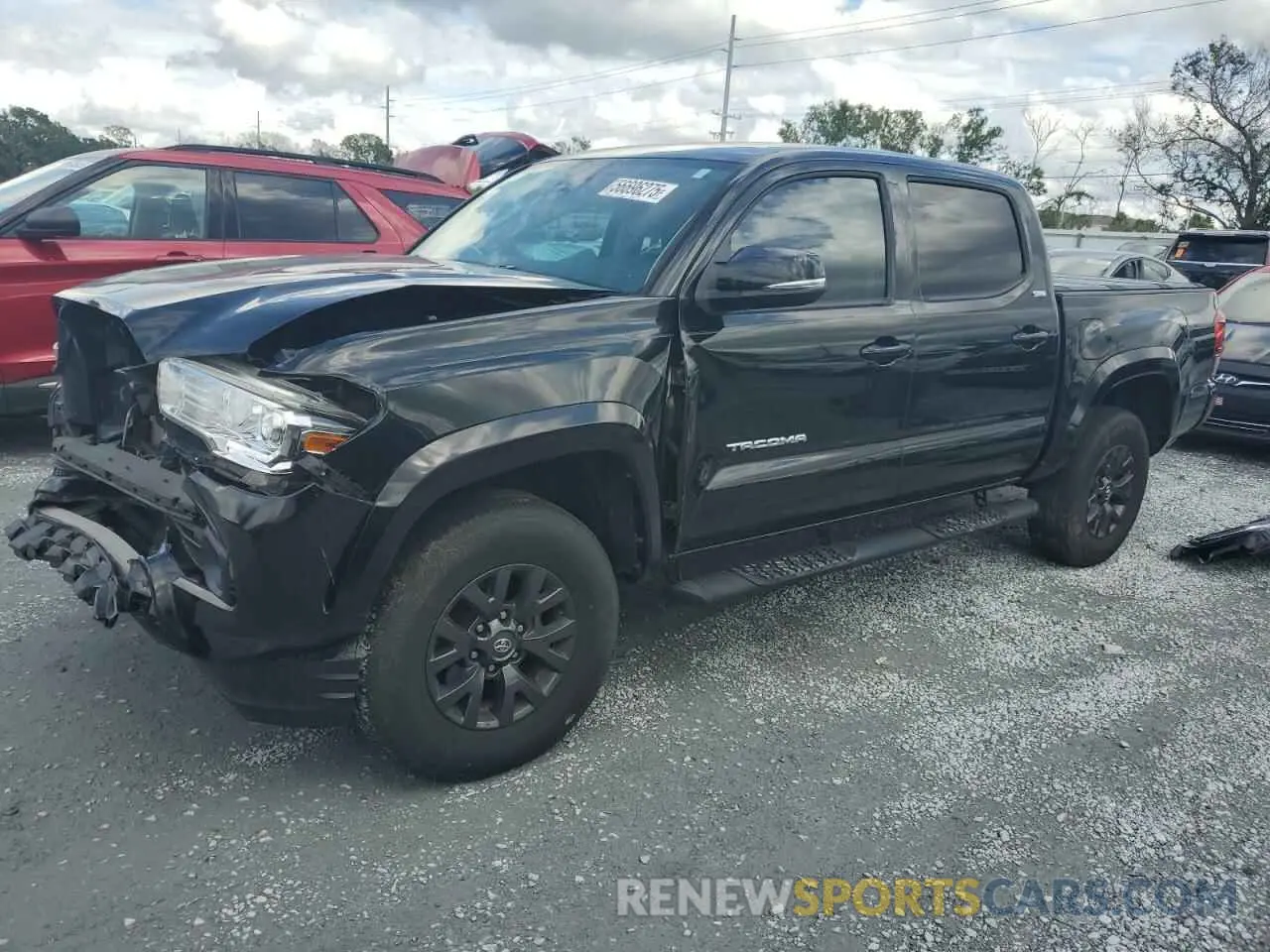 1 Photograph of a damaged car 3TMAZ5CNXNM161149 TOYOTA TACOMA 2022