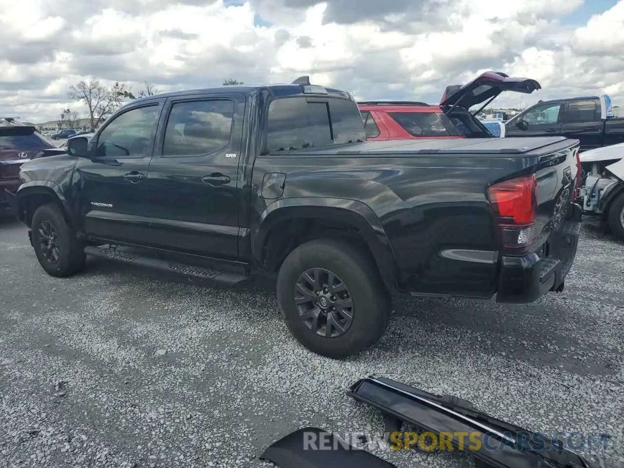 2 Photograph of a damaged car 3TMAZ5CNXNM161149 TOYOTA TACOMA 2022