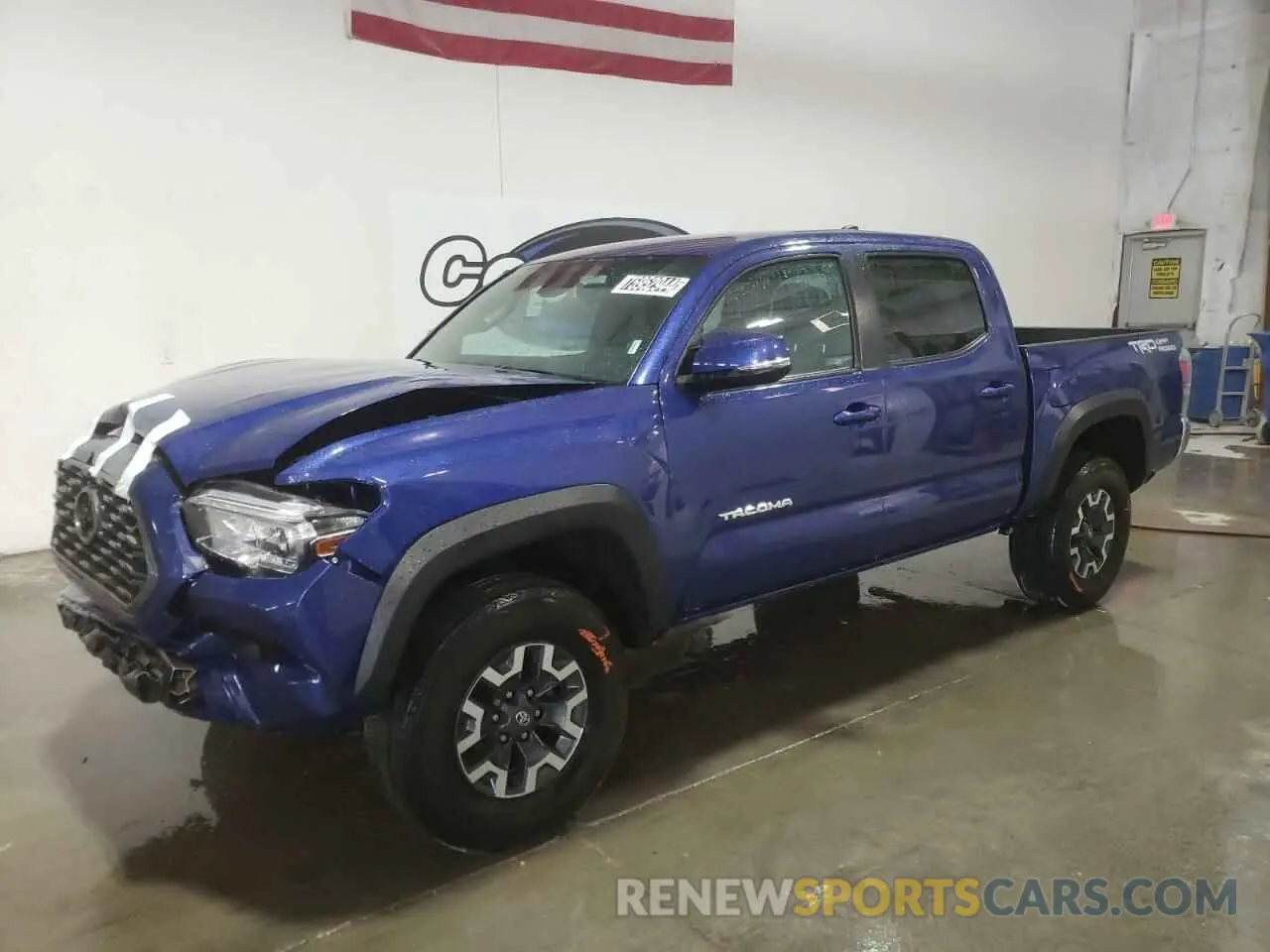 1 Photograph of a damaged car 3TMAZ5CNXNM168280 TOYOTA TACOMA 2022
