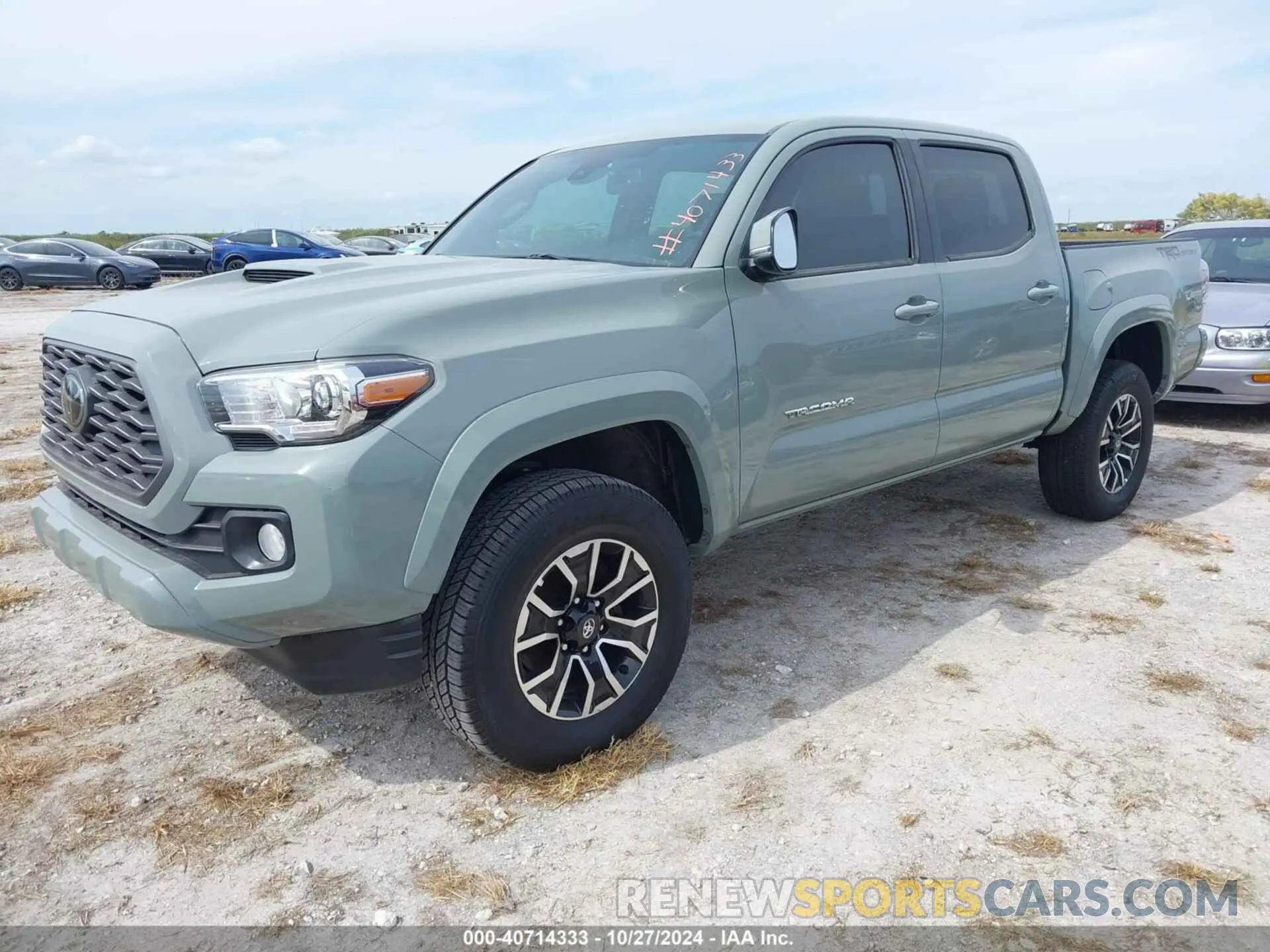 2 Photograph of a damaged car 3TMAZ5CNXNM178291 TOYOTA TACOMA 2022