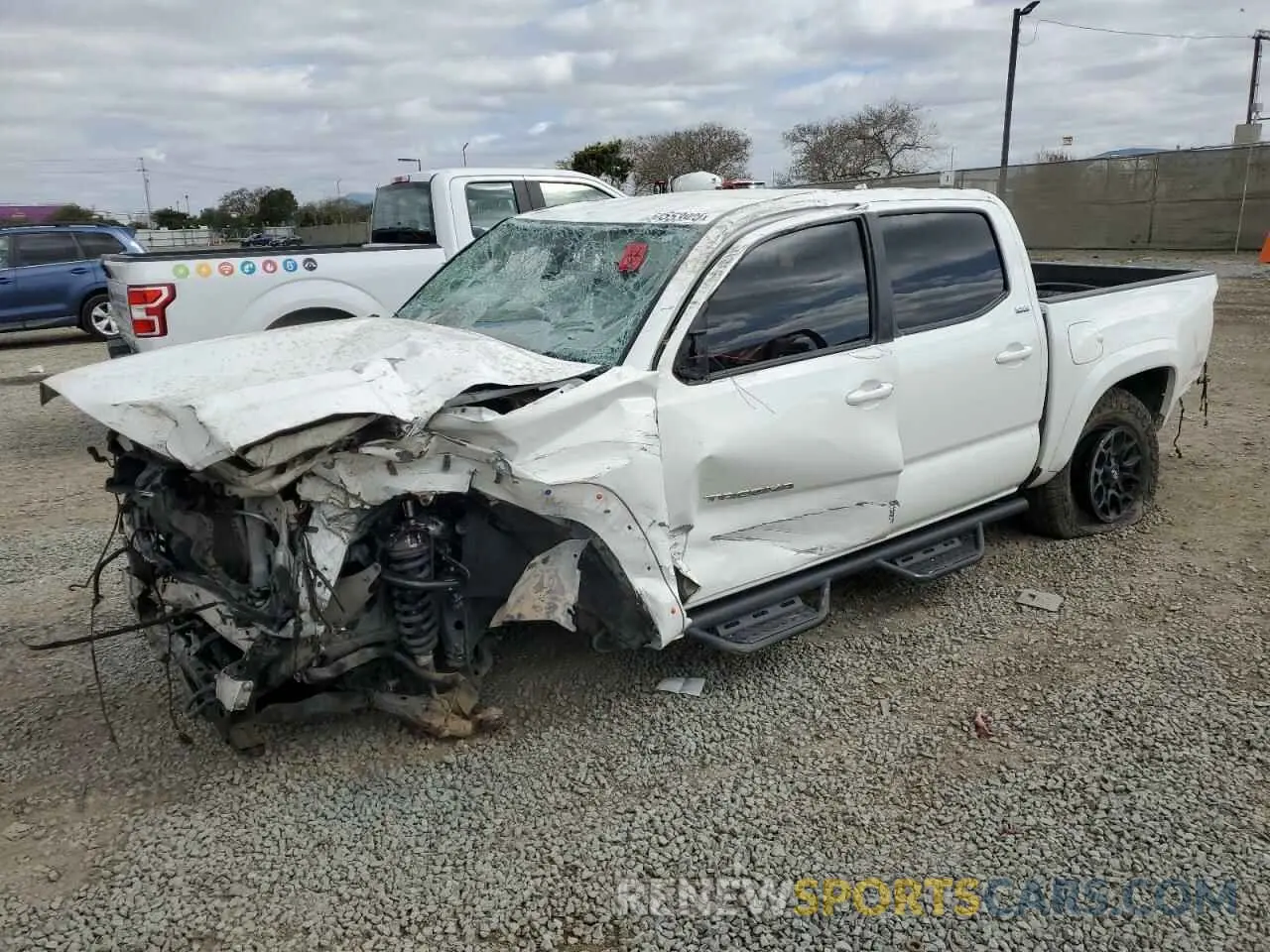 1 Photograph of a damaged car 3TMAZ5CNXNM192174 TOYOTA TACOMA 2022