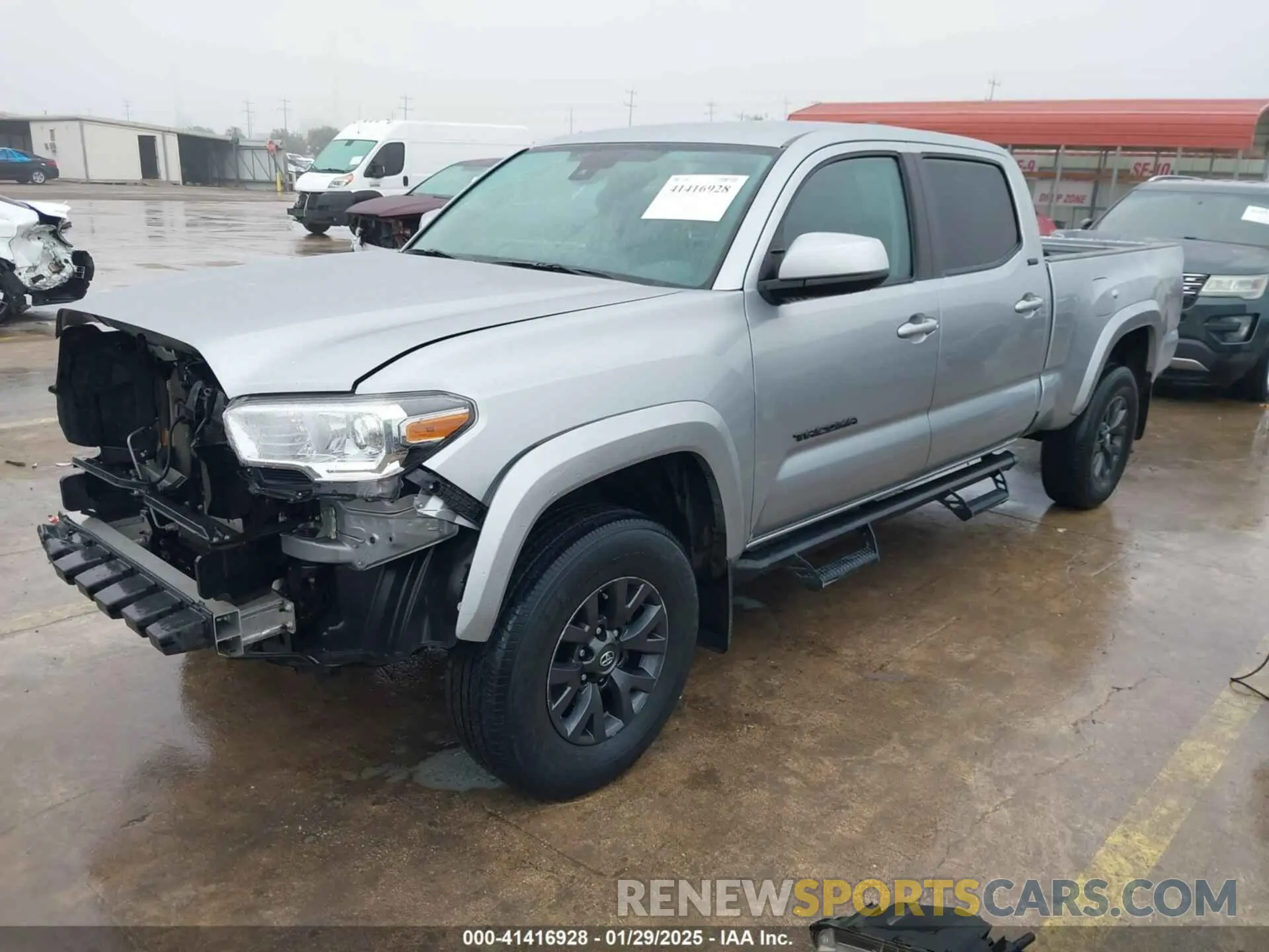 2 Photograph of a damaged car 3TMBZ5DN4NM035761 TOYOTA TACOMA 2022