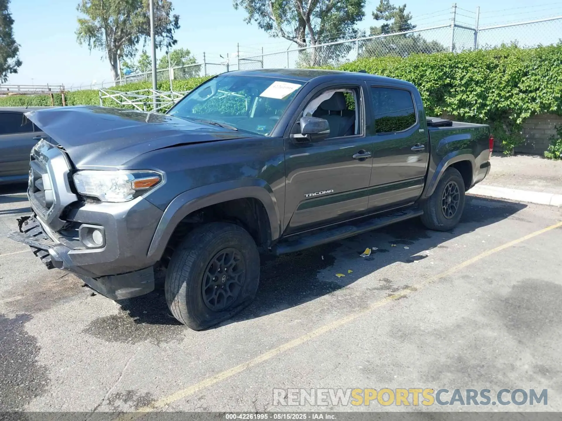 2 Photograph of a damaged car 3TMCZ5AN0NM455316 TOYOTA TACOMA 2022
