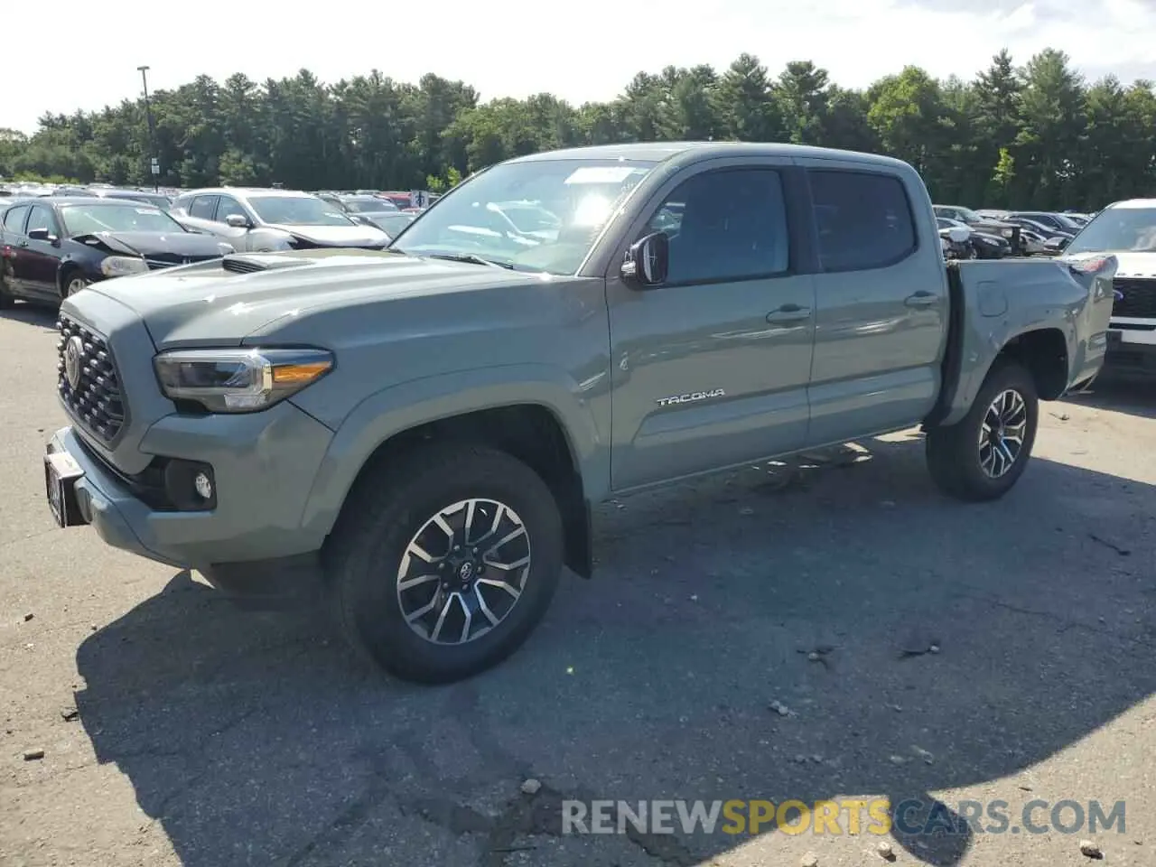 1 Photograph of a damaged car 3TMCZ5AN0NM464937 TOYOTA TACOMA 2022
